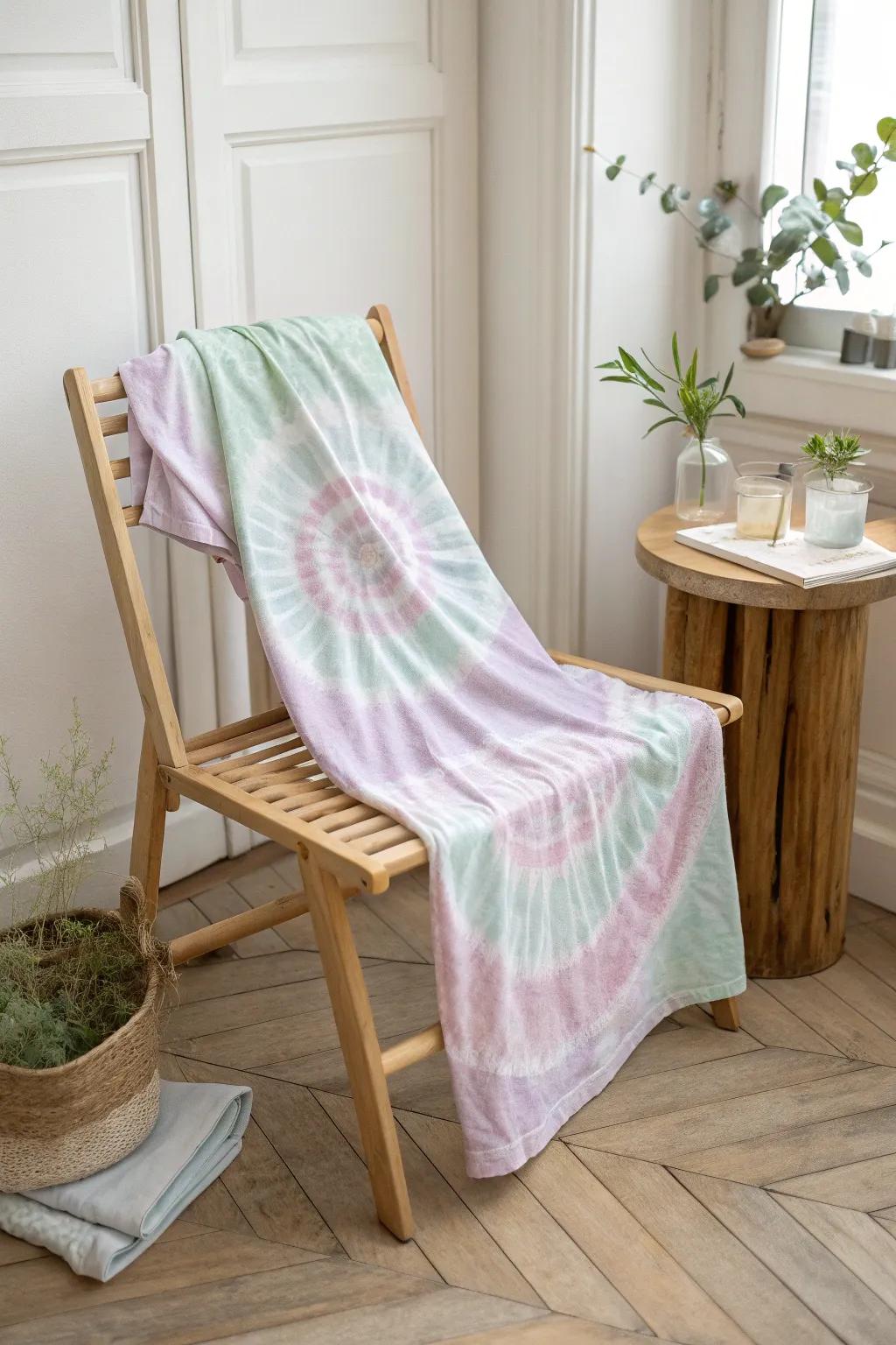 Unleash your creativity with pastel tie-dye magic – where simplicity meets vibrant artistry!