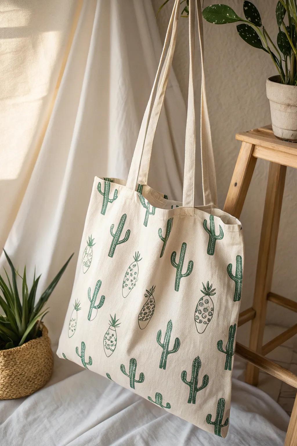 Celebrate creativity and personality with a handcrafted tote bag, the perfect blend of minimalist design and personal touch!