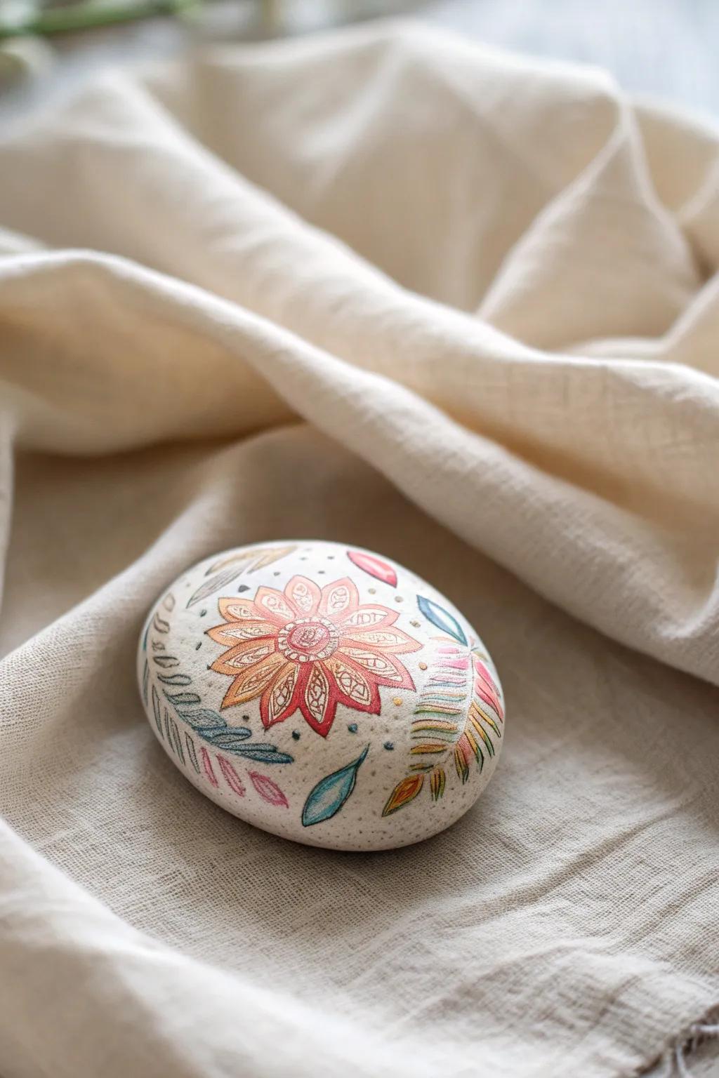 Transform simple stones into stunning art pieces with a touch of creativity and color.