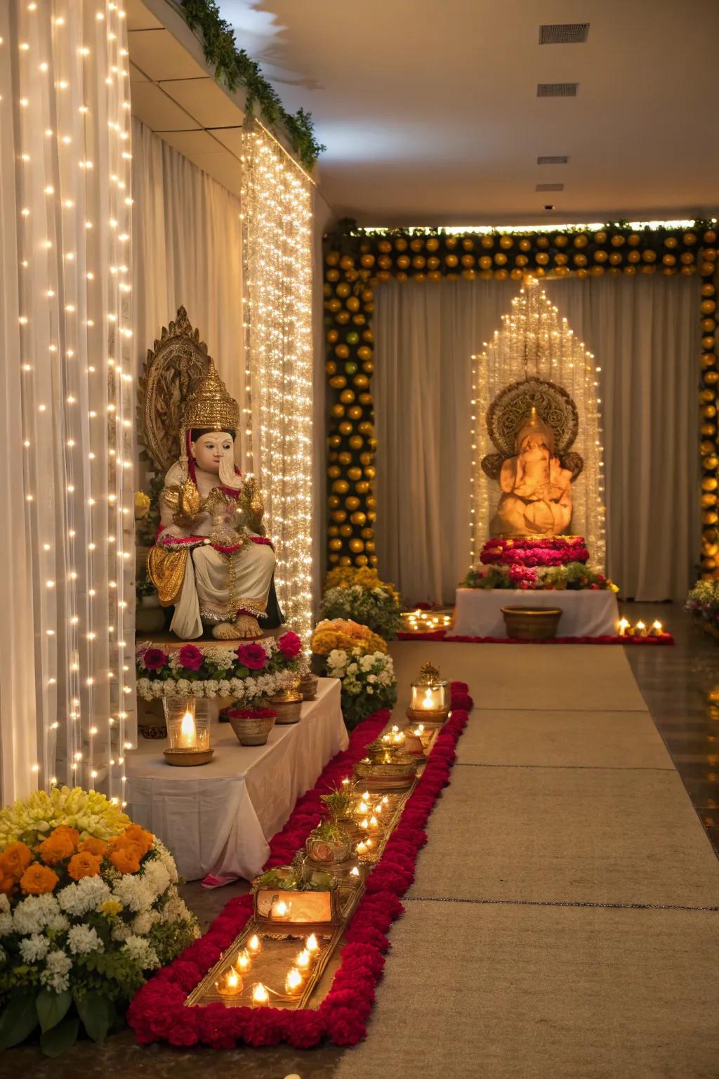 Symmetry in decor brings balance and harmony.
