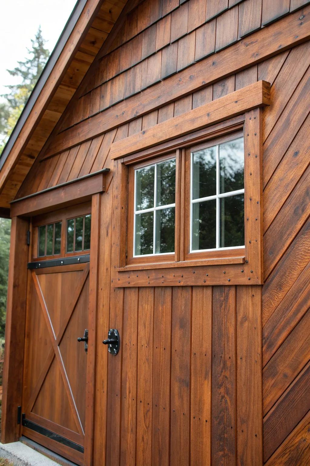 Elevate your garage's appeal with the perfect blend of craftsmanship and natural light.