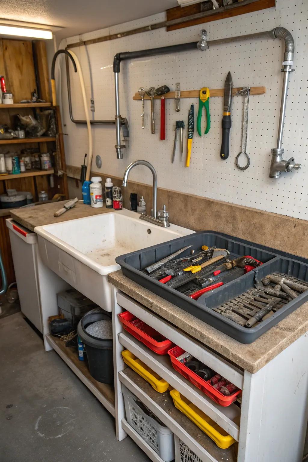 More than just a sink—it's a workspace.