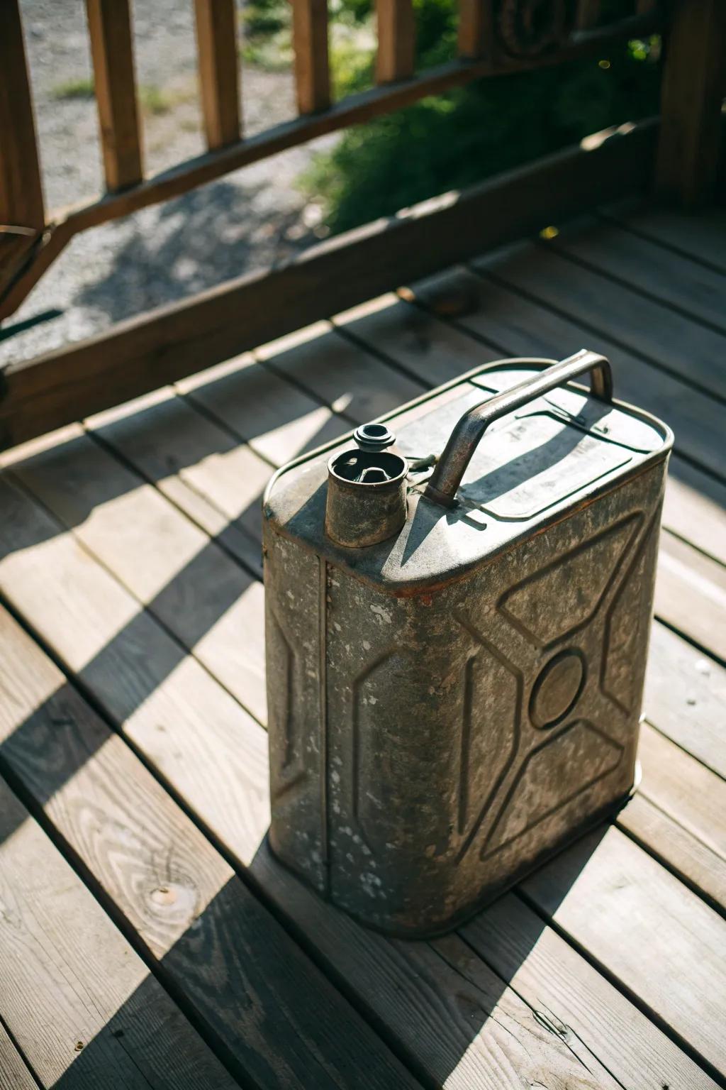 Discover the hidden potential of under-deck storage with vintage flair.