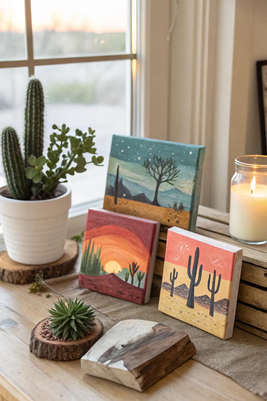 Explore your creativity with themed mini canvases—where each brushstroke tells a different story. #ArtInspiration #ScandinavianMinimalism