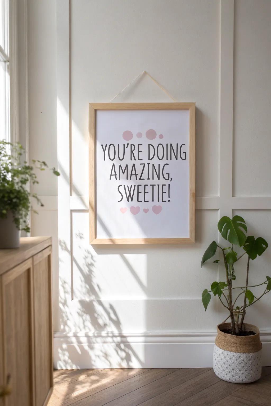Add a touch of fun to your marathon poster with a trendy phrase that motivates and connects!