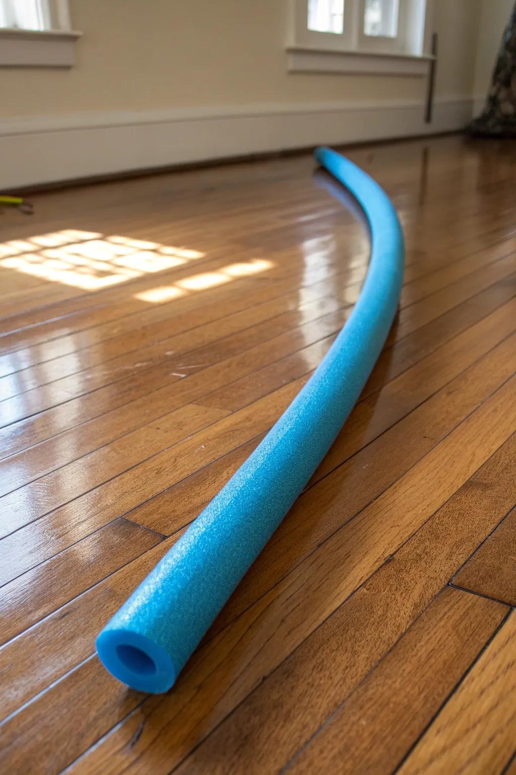 Challenge your balance with a simple yet stylish indoor balance beam!
