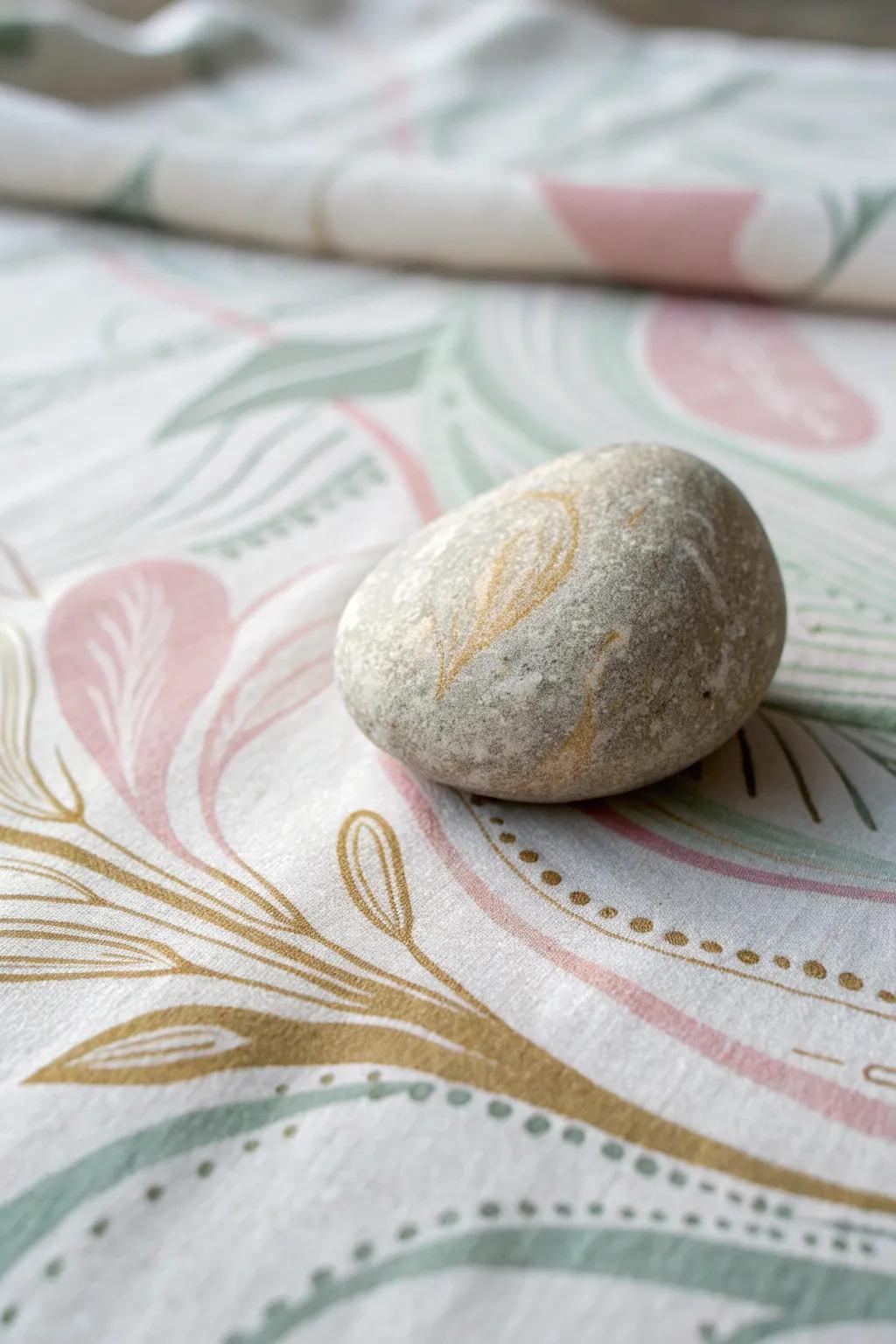 Nature's canvas: A serene blend of art and earth.