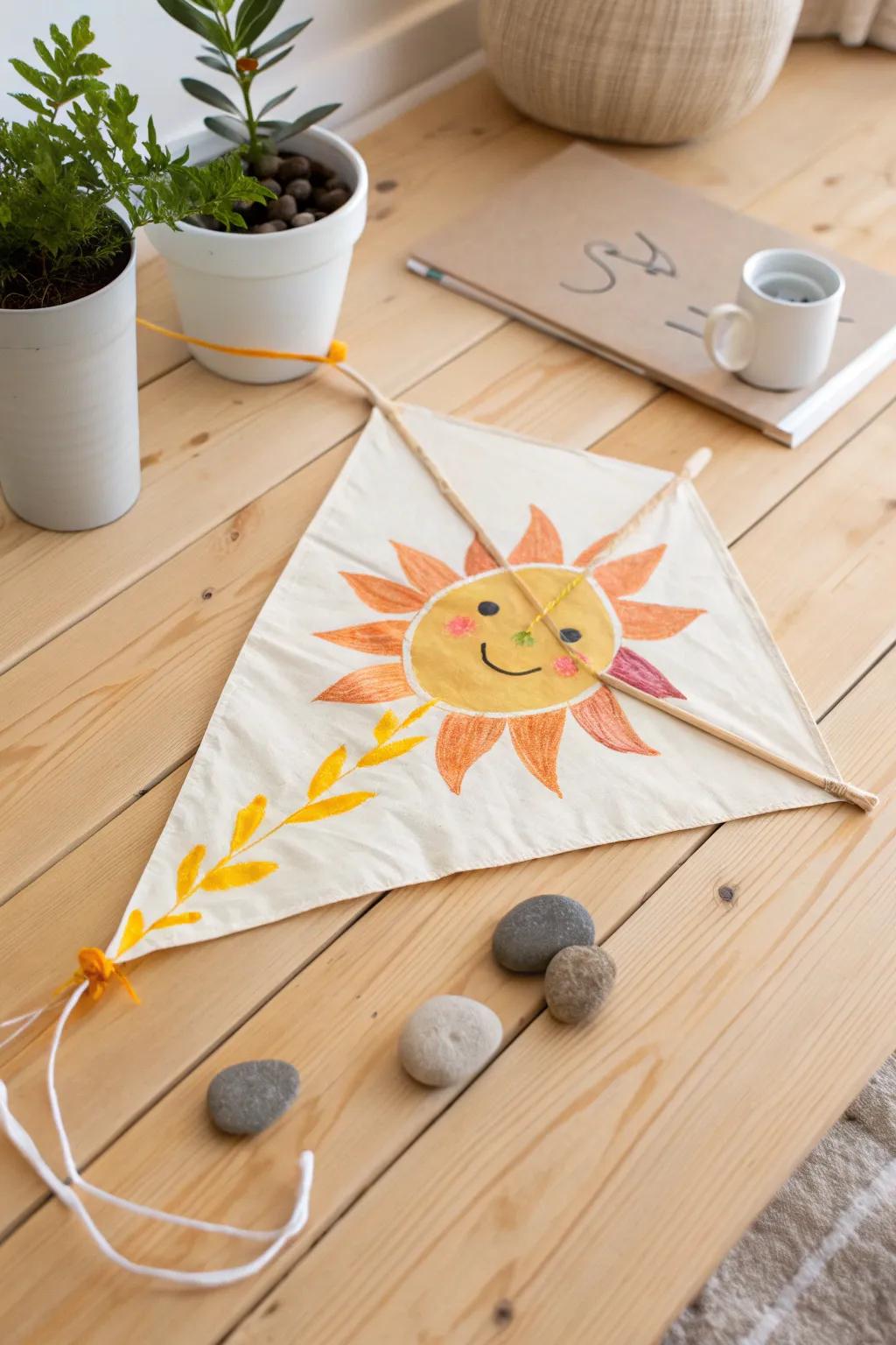 Let your child's creativity soar with simple, joyful kite designs.
