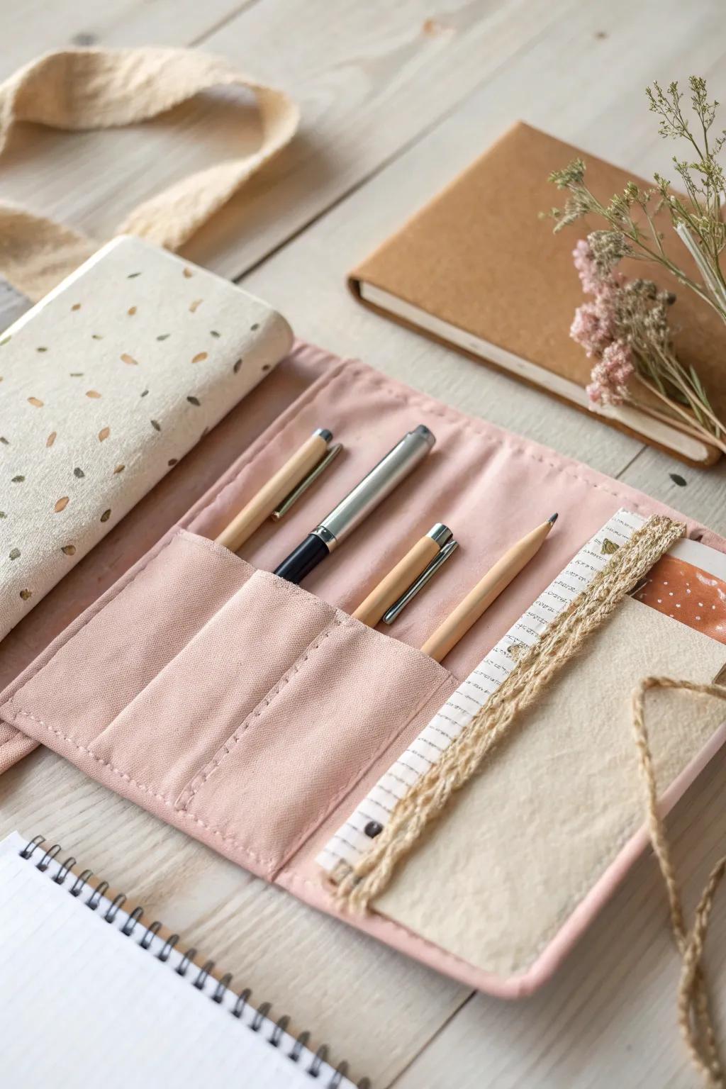 Gift the joy of organized creativity with this stylish stationery kit!