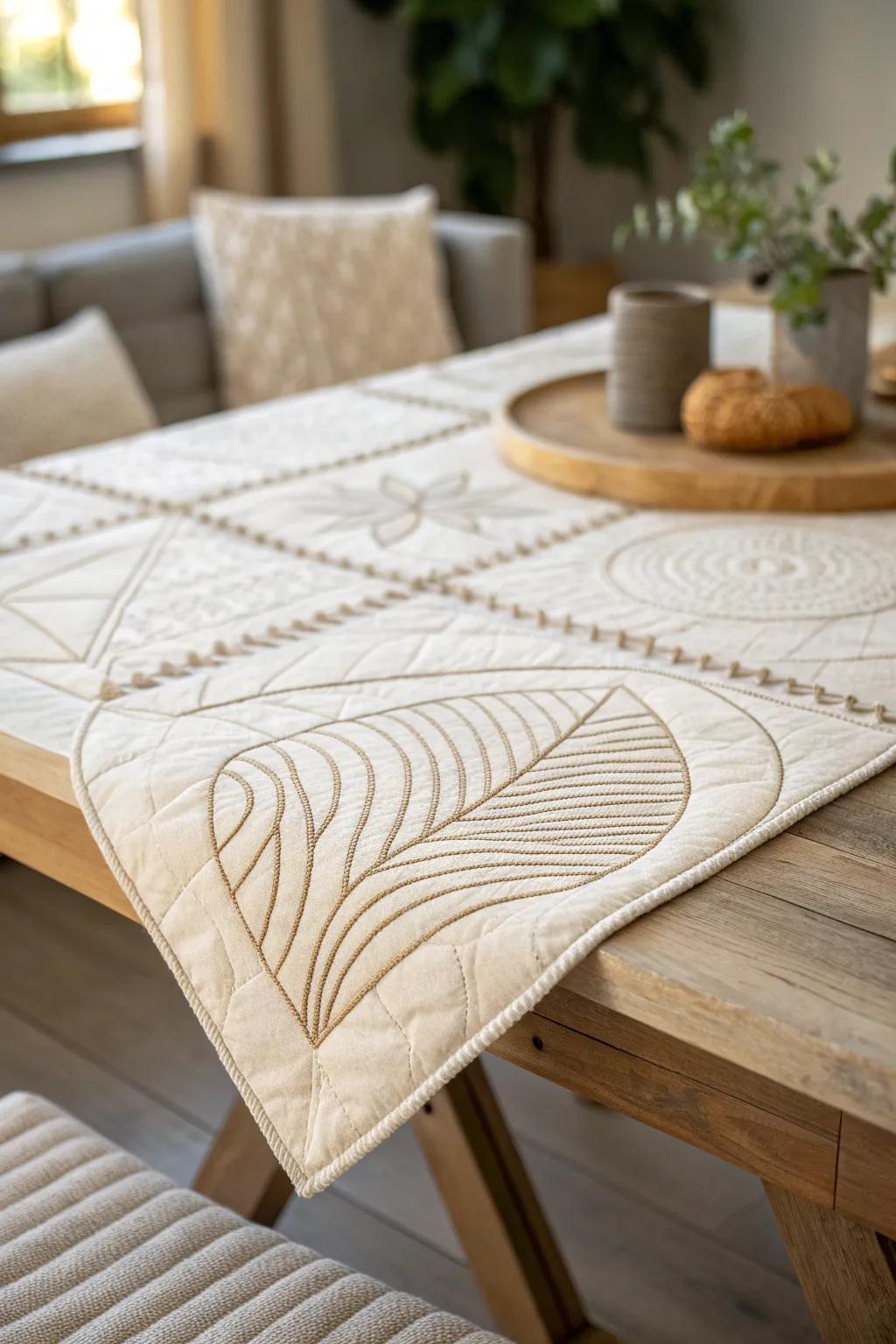 Craftsmanship meets comfort in this unique t-shirt quilt, where every stitch tells a story.