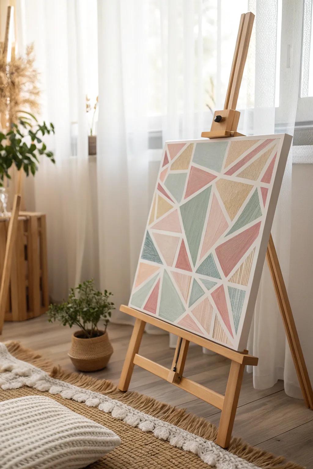 Unleash creativity with tape-resist art - where simplicity meets vibrant expression.