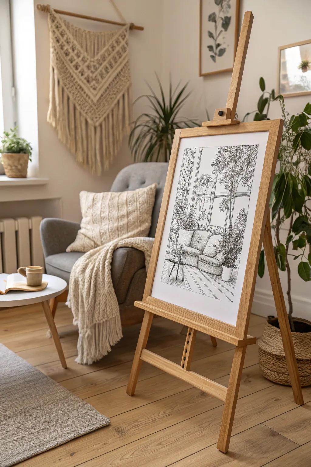 Capturing the charm of everyday moments with pen and ink. ✍️✨ #ArtInSimplicity #ScandiBoho