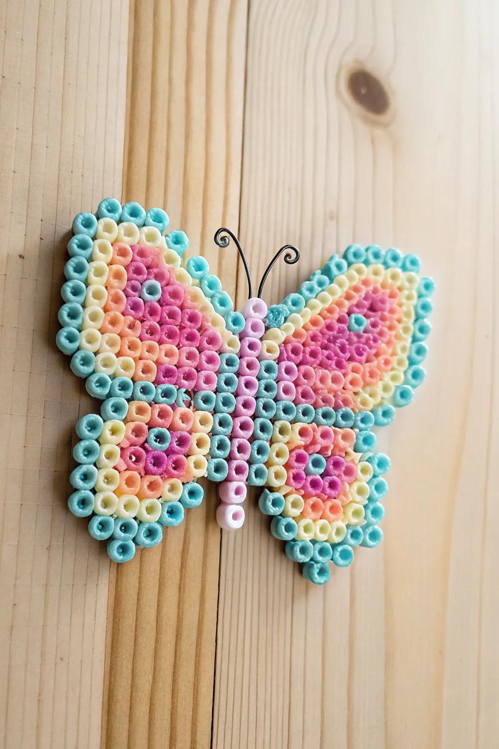 Add a touch of whimsy and color to your space with these charming butterfly magnets!