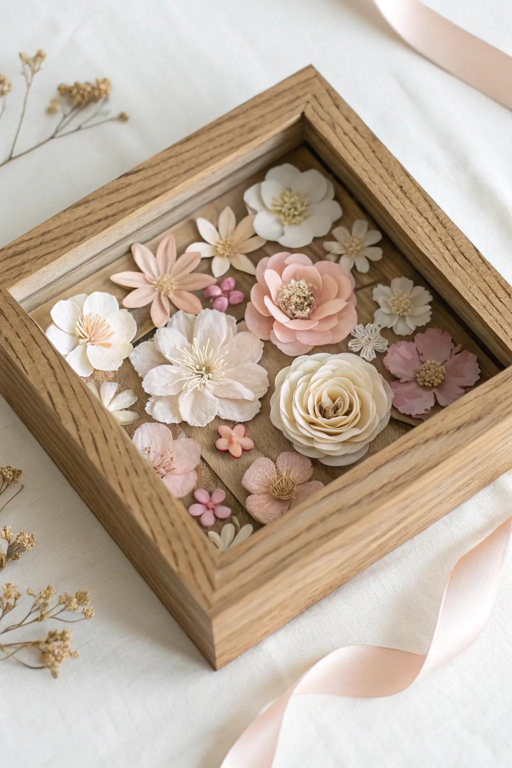 A secret garden in a frame – where minimalism meets nature's artistry.
