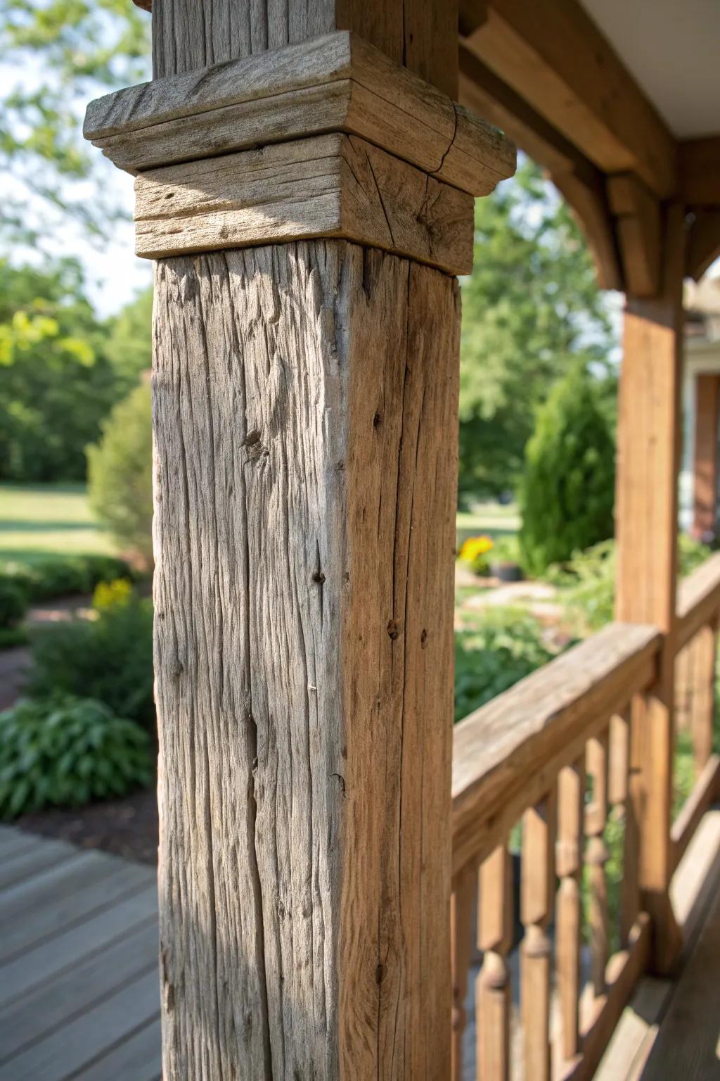 Embrace the beauty of nature's artistry with naturally weathered cedar.