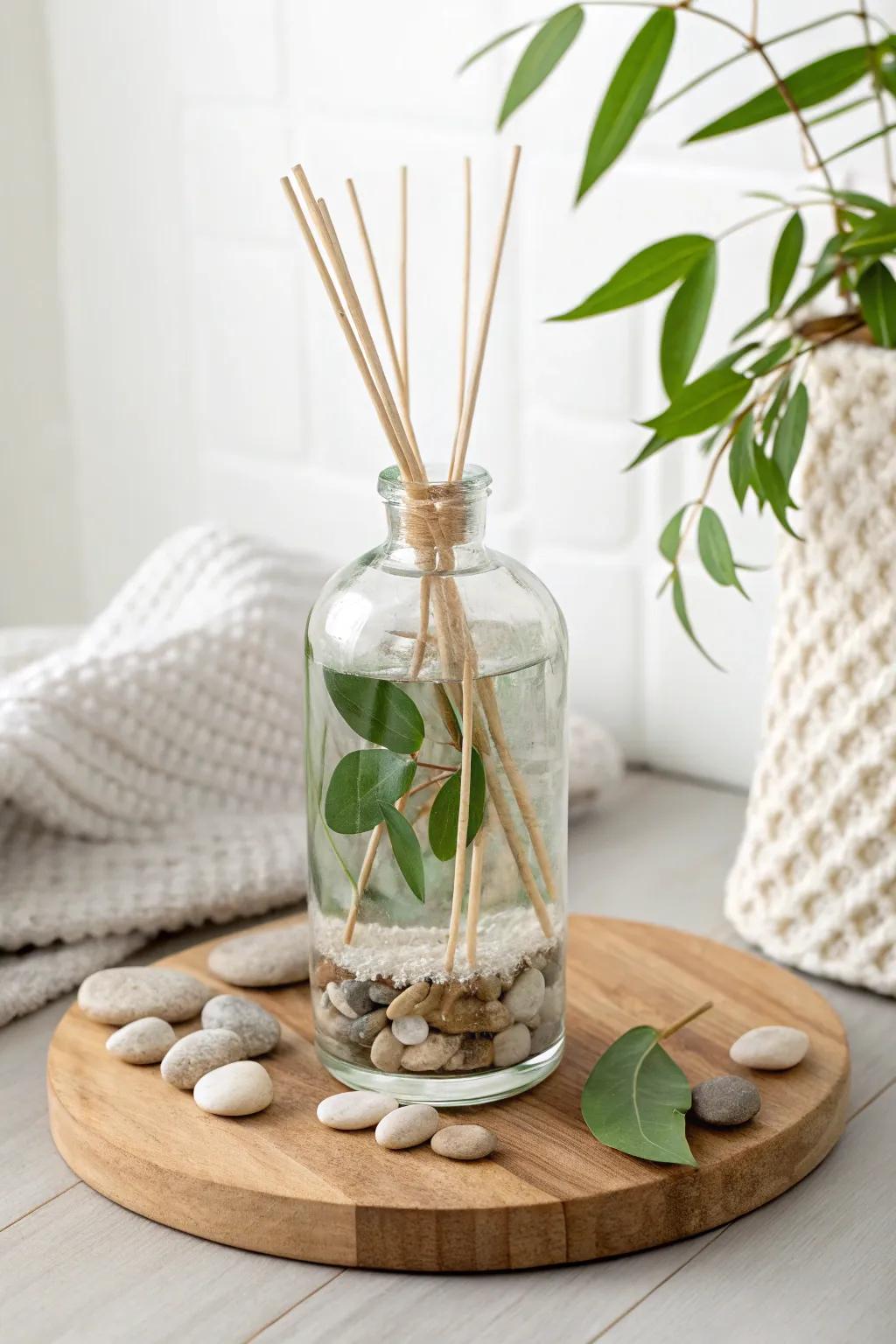 Bring the outdoors in with a sensory bottle of nature's treasures.
