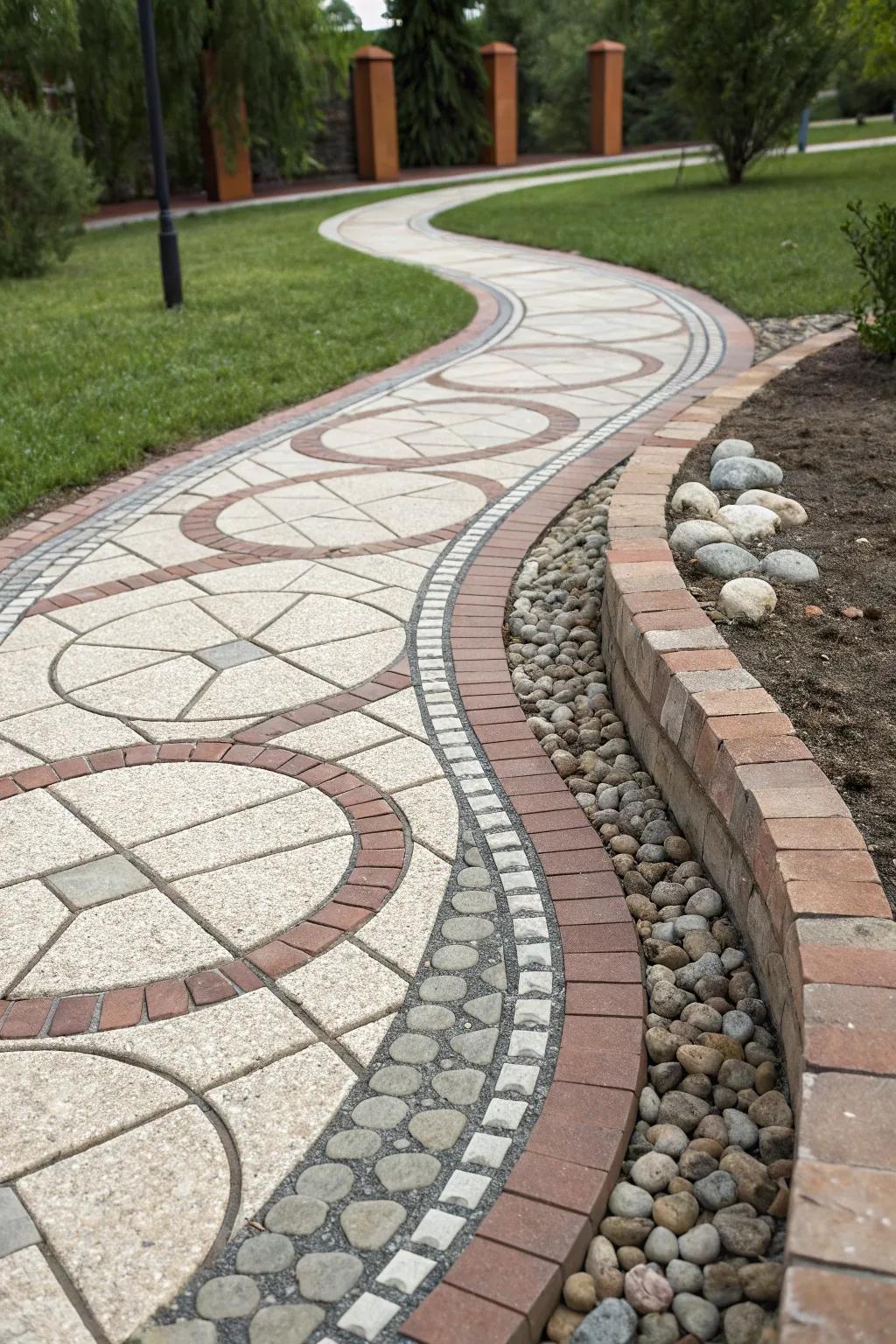 Elevate your landscape with elegant curves and bold geometric patterns.