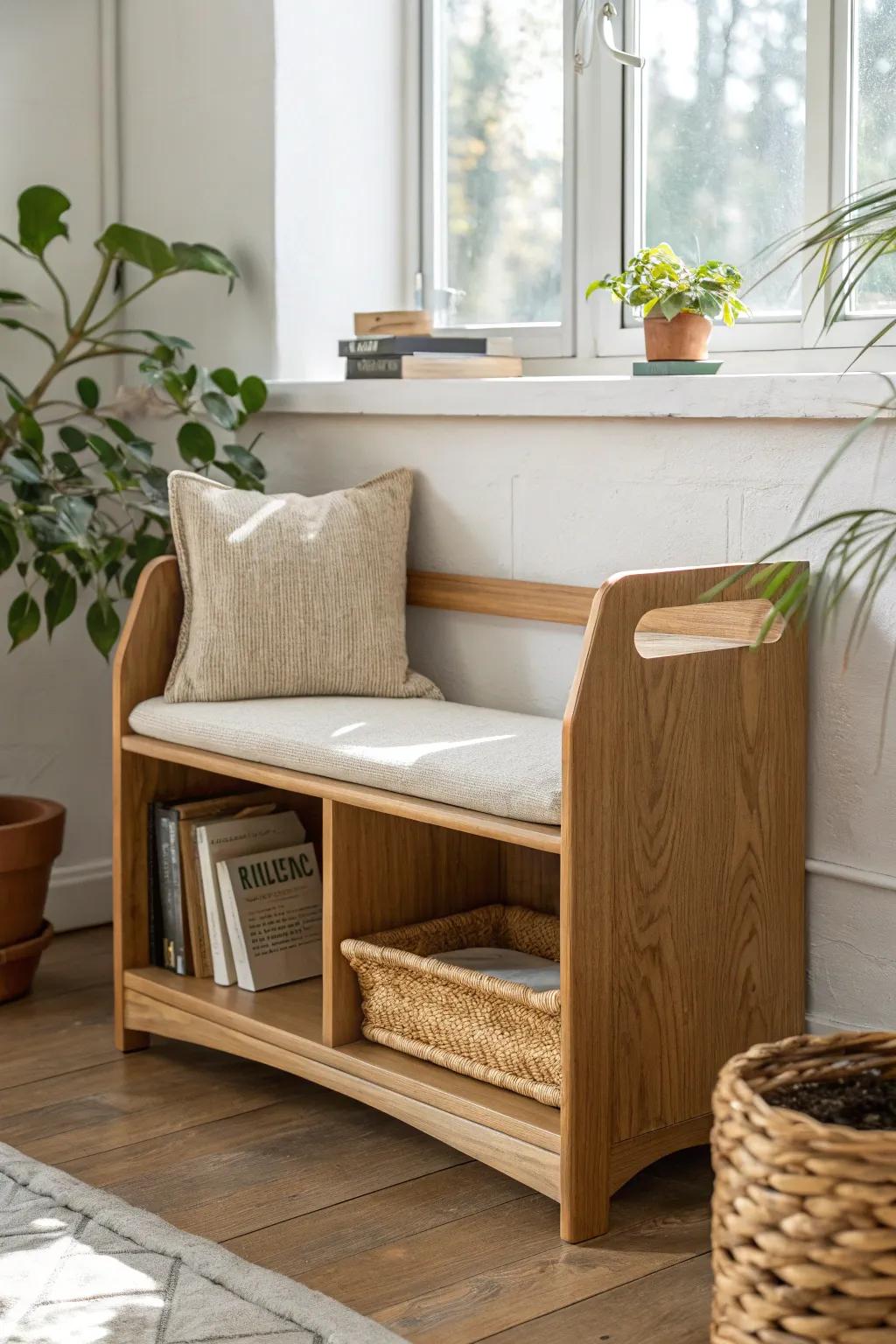 Transform your space with a touch of creativity — from bookshelf to cozy bench!