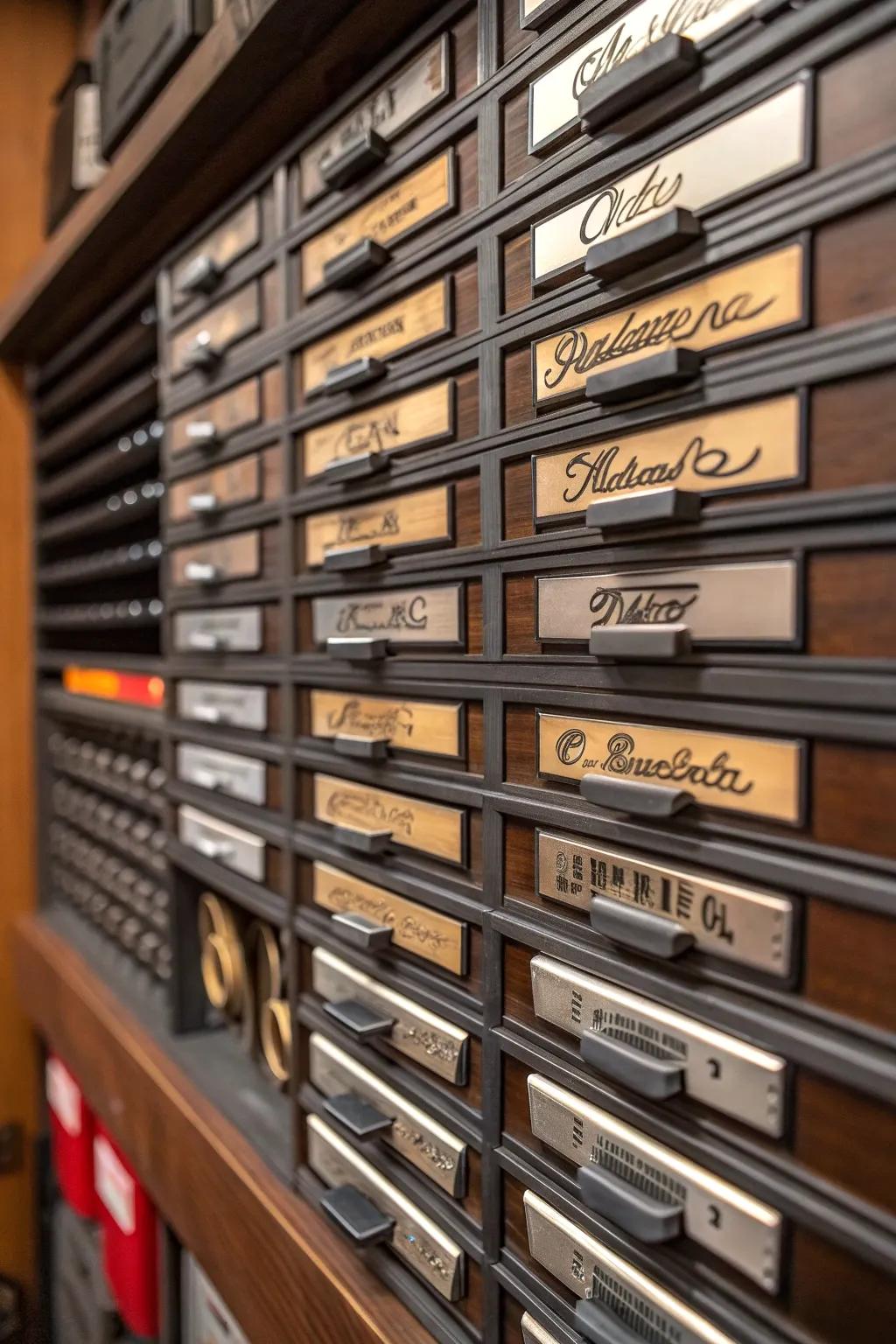 Efficiency meets elegance: Discover the art of labeling for ultimate tool organization.