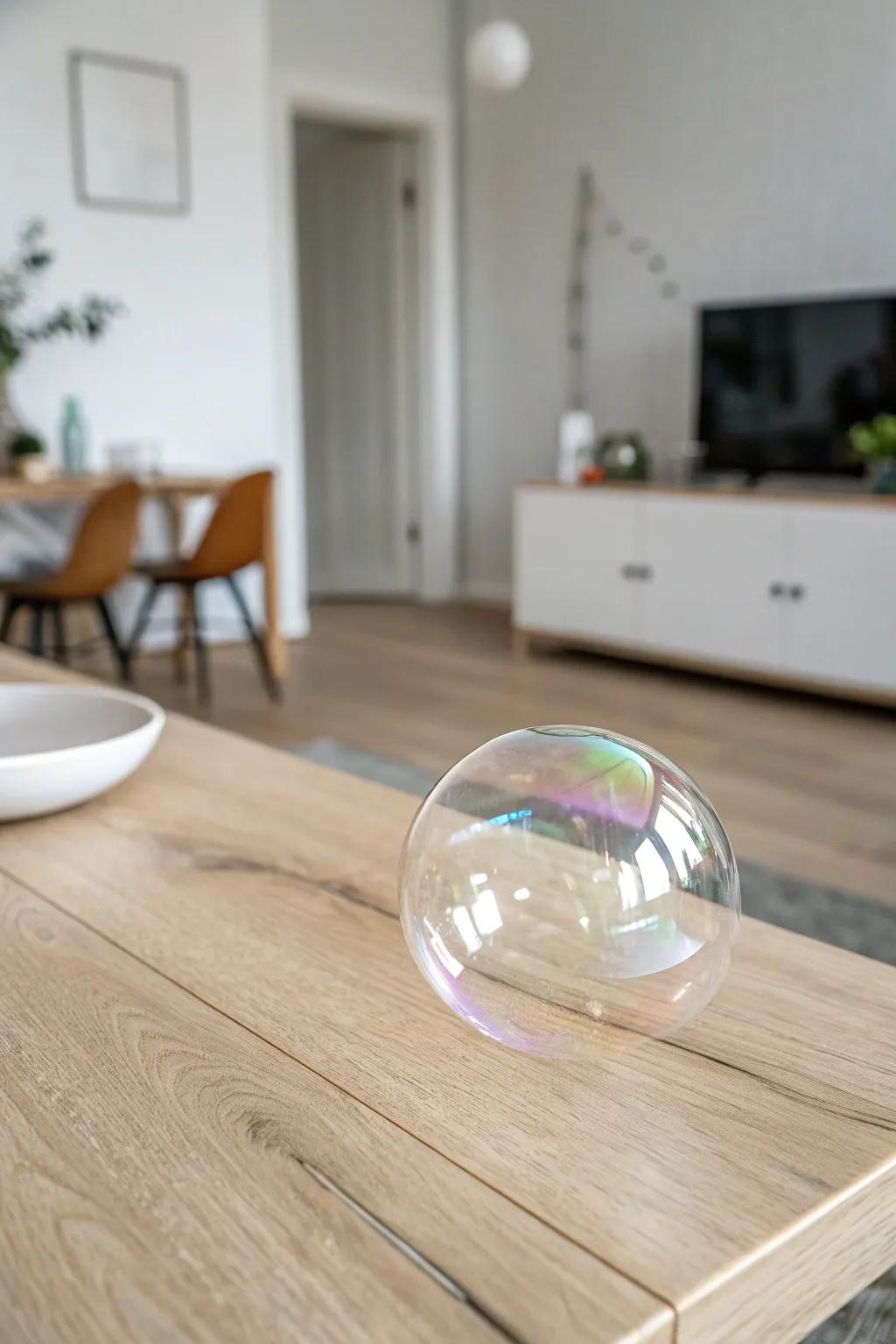 Discover the magic in the simplicity of bubbles. #BubbleScience #MinimalistBeauty