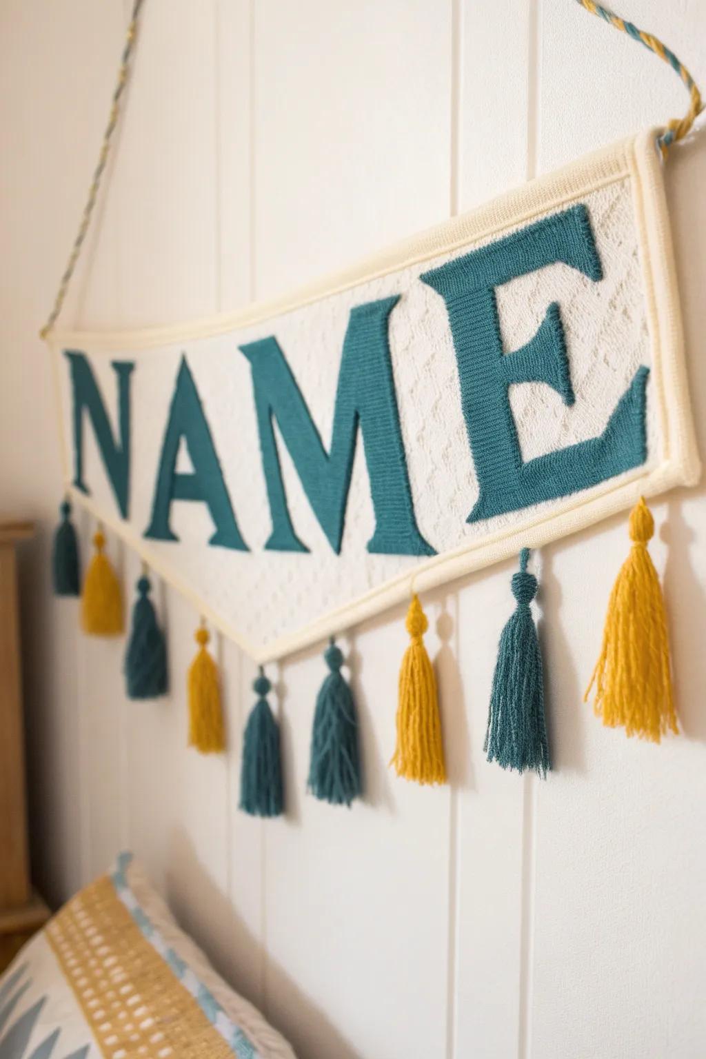 Celebrate their individuality with handcrafted name banners that bring a bold touch of elegance.