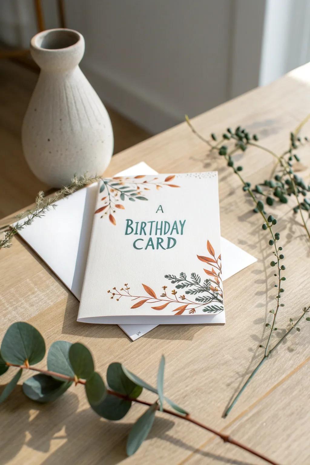 Add a touch of humor to your birthday wishes with a beautifully crafted card that speaks volumes.