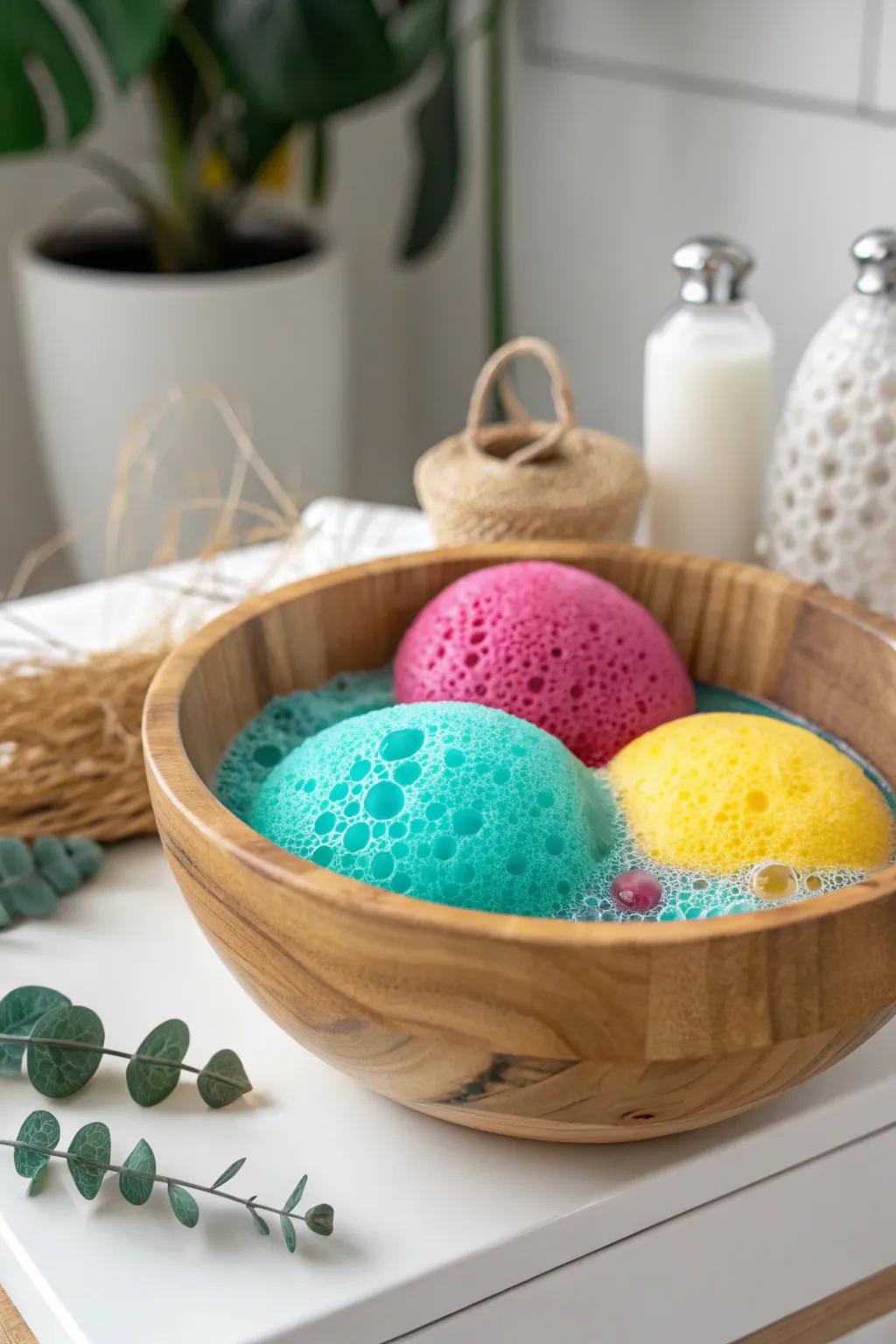 Bubbles of Creativity: Dive into the colorful world of foamy painting fun for little artists!