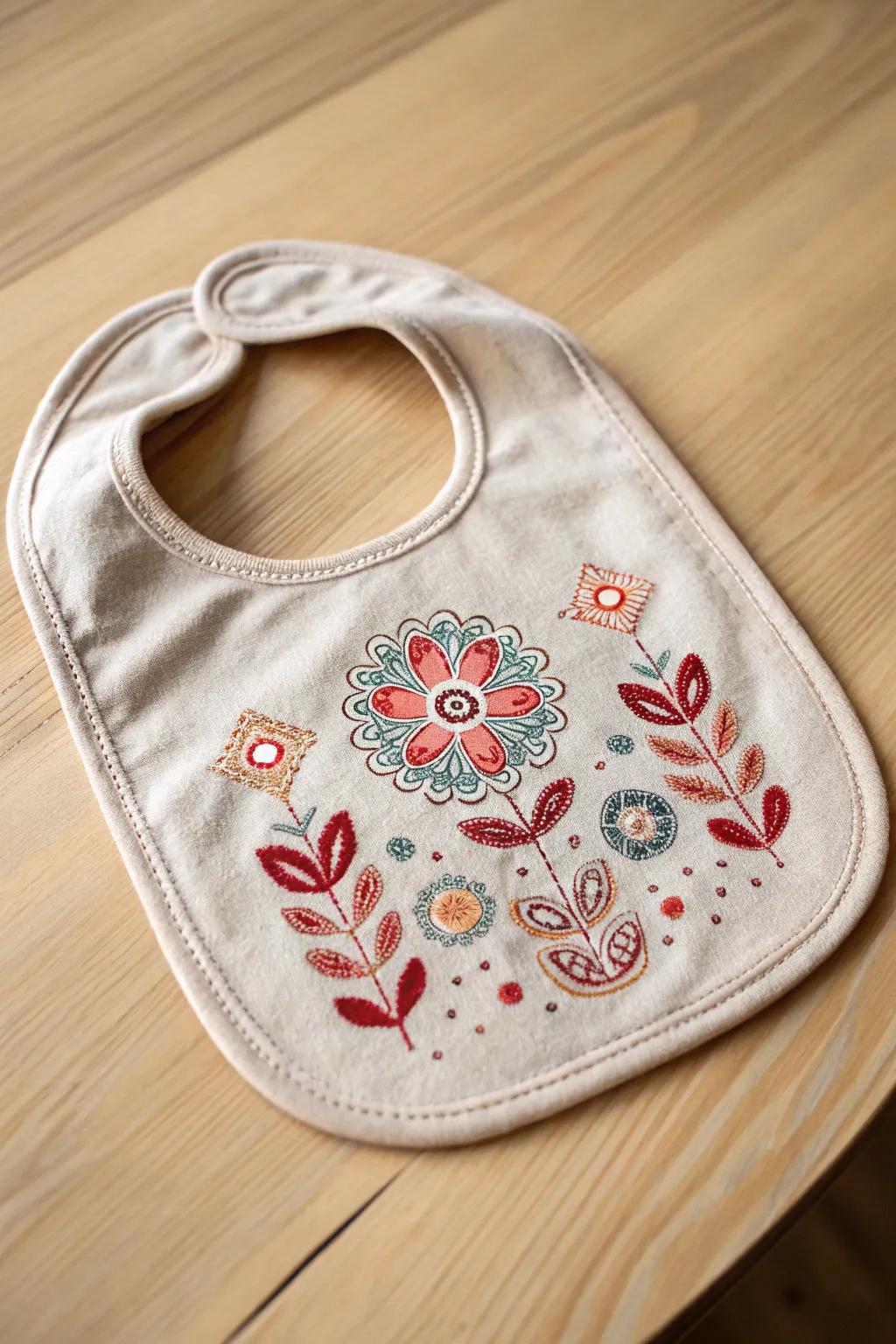 Elevate your baby's style with bespoke iron-on transfers for a unique and artistic touch.