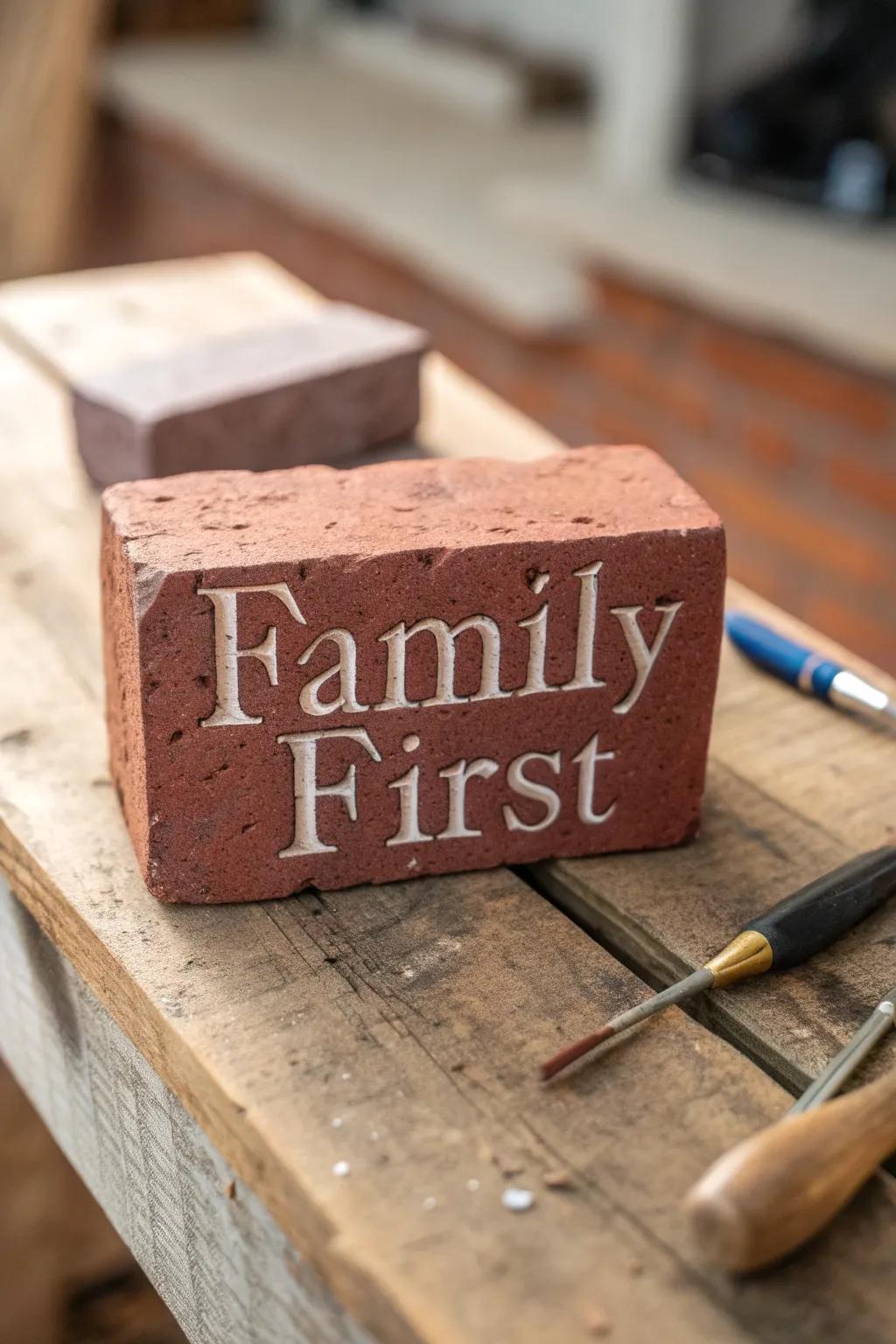 Craft your legacy, one personalized brick at a time.