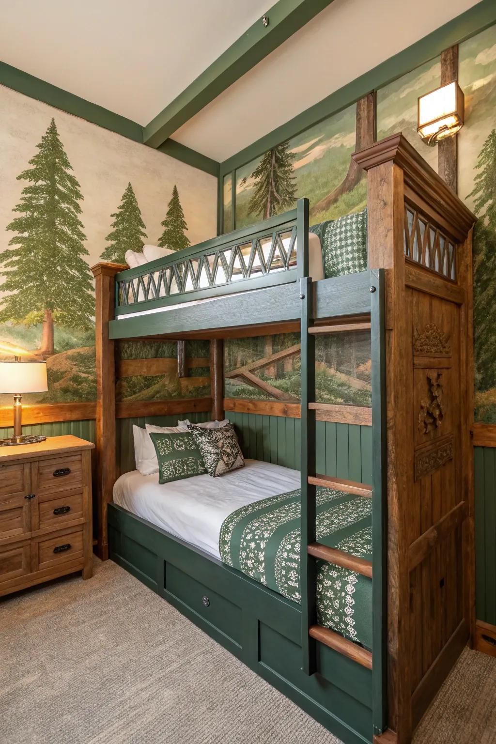 Transform your bunk bed into an enchanted woodland retreat and let the adventure begin.