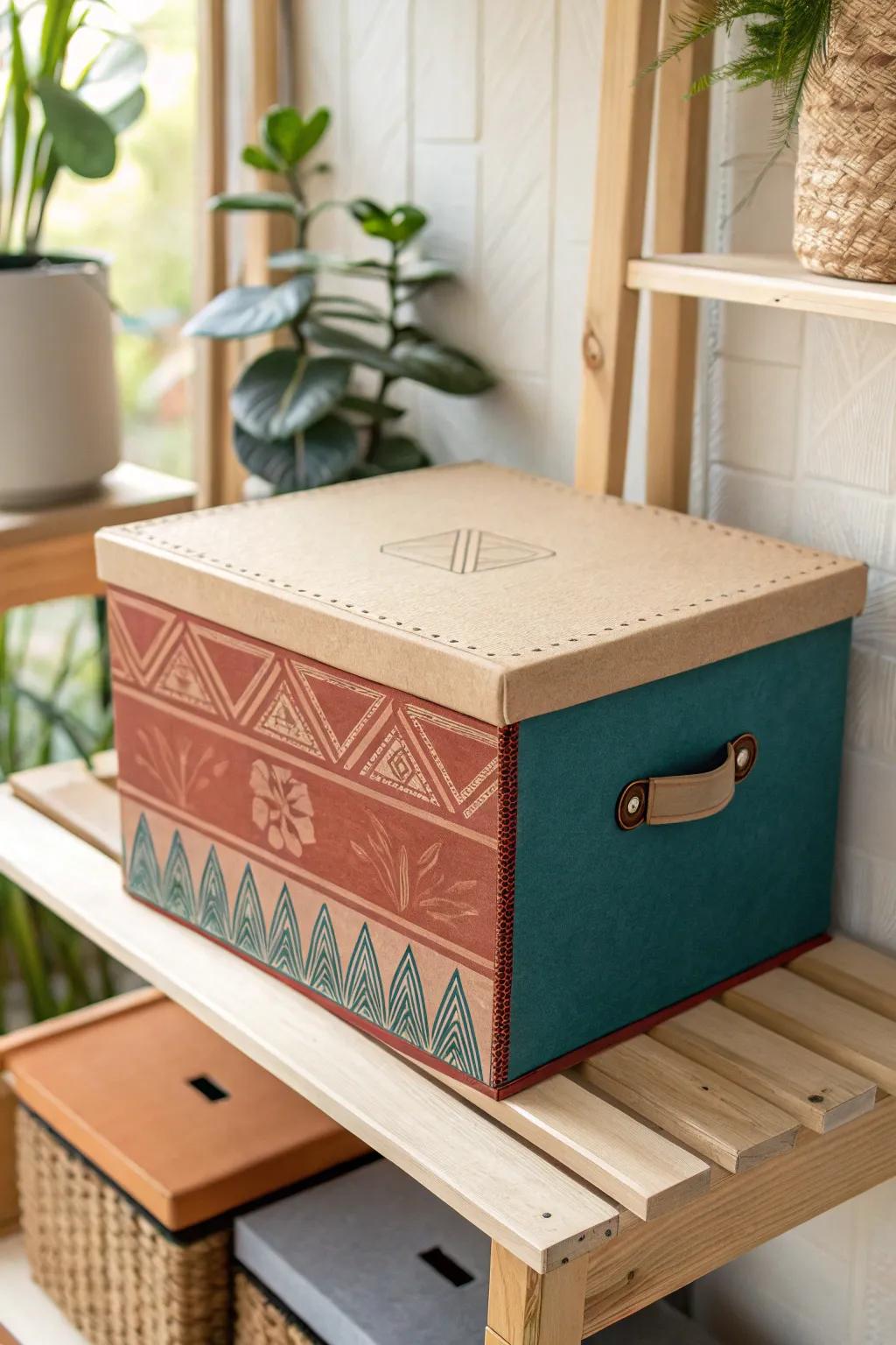 Elevate your storage game with chic, handcrafted cardboard boxes — where simplicity meets striking style.