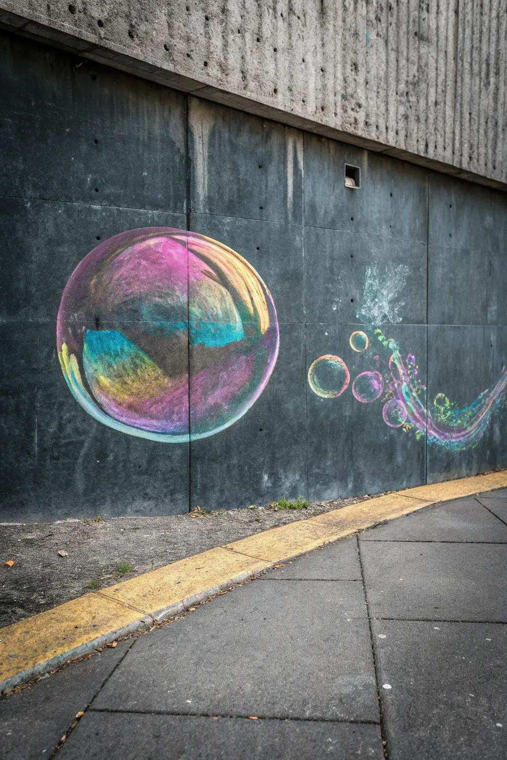 Unleash your creativity with vibrant abstract bubbles that add a pop of joy to any space!