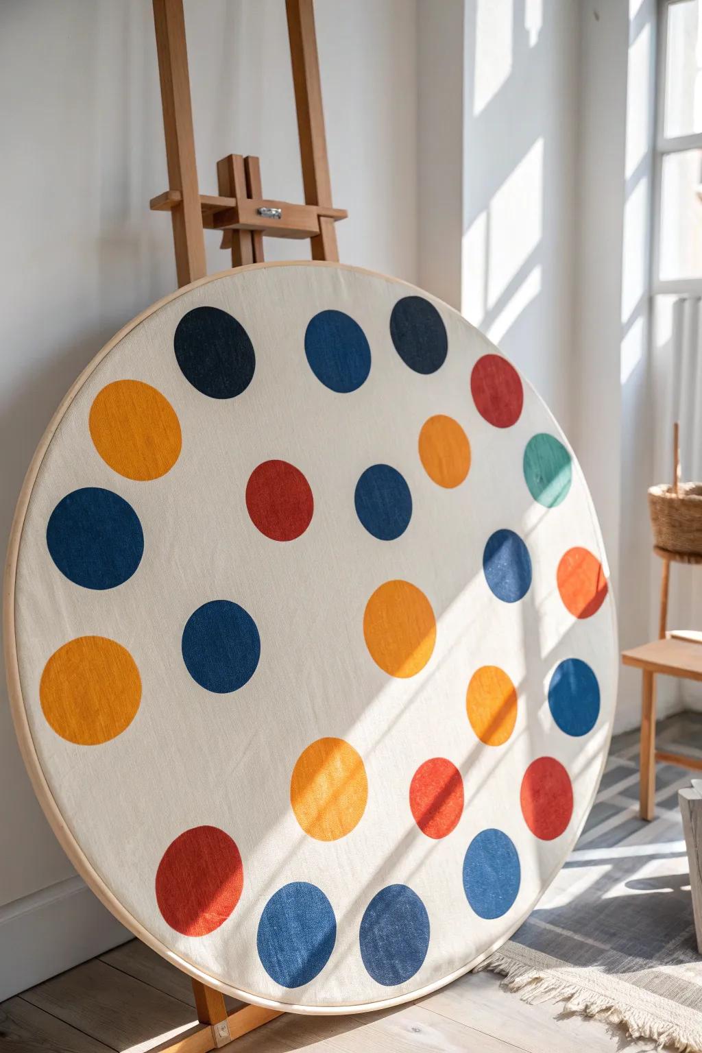 Add a splash of joy to your space with these vibrant, playful polka dots!