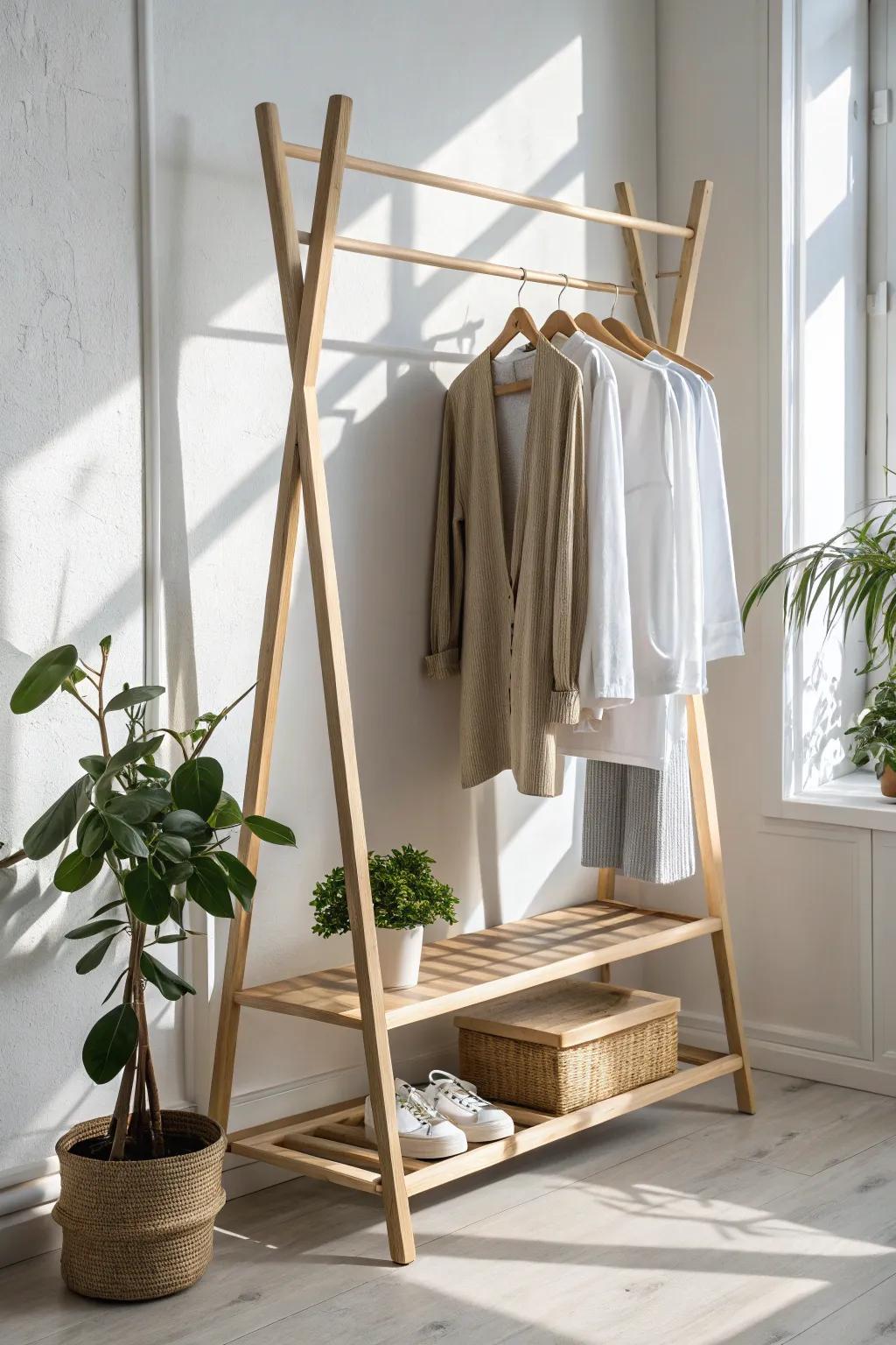 Elevate your space with minimalist elegance and a touch of nature. 🌿✨ #ScandinavianStyle #BohoChic #DecorativeDetails