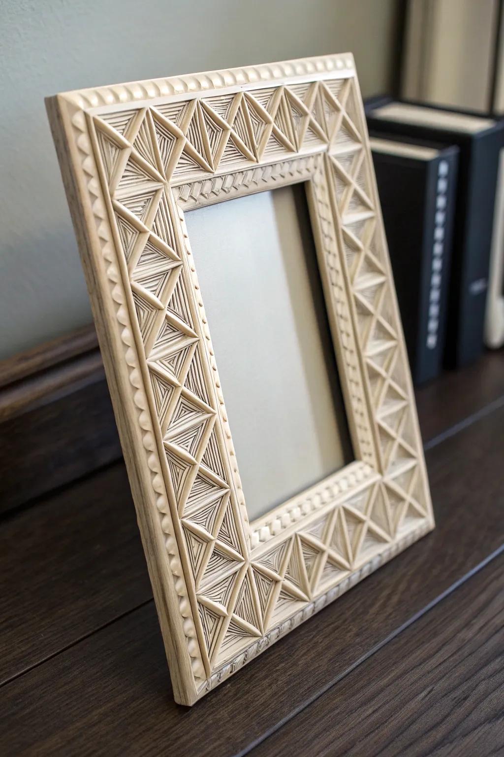Craft your memories with style: A bespoke 3D-printed picture frame that tells its own story.