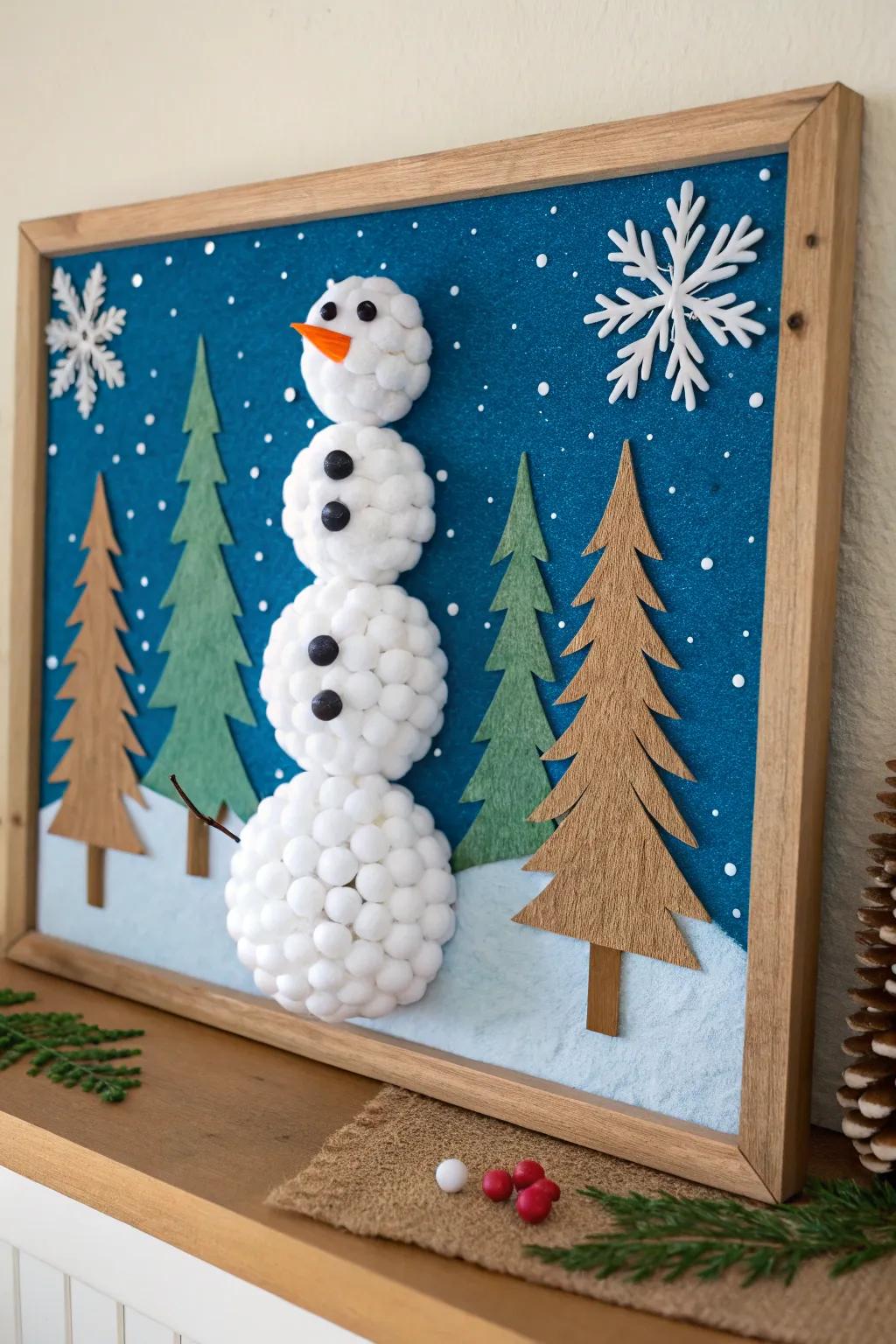Transform your space into a Winter Wonderland with this serene and stylish preschool bulletin board idea!