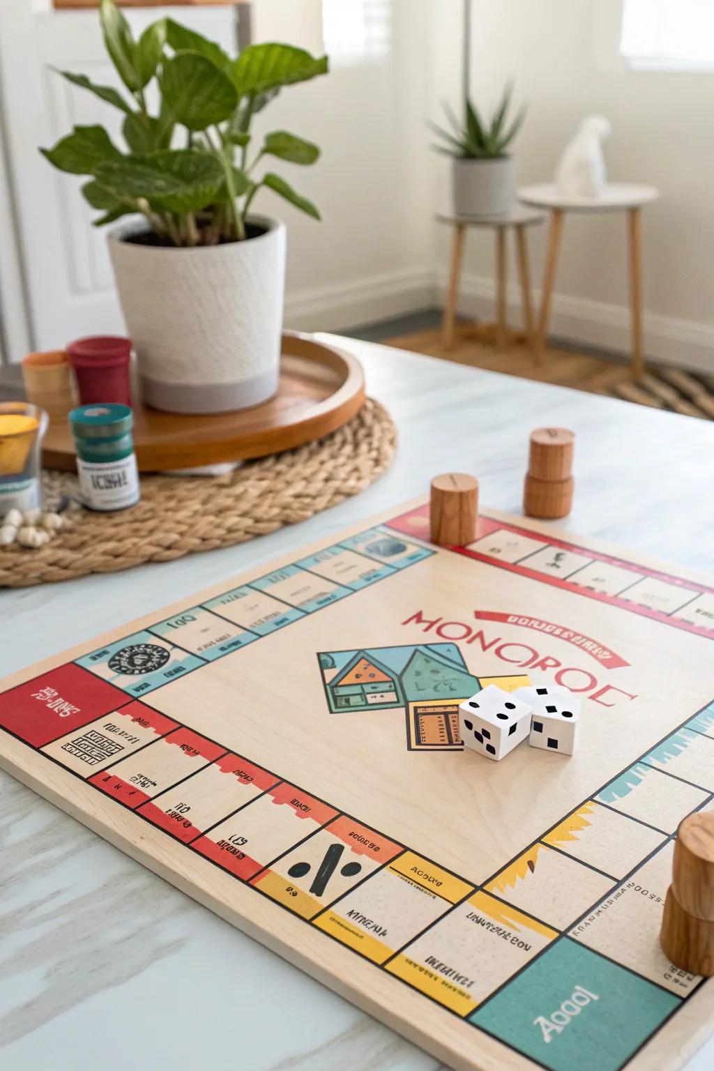 Craft your own story with a personalized Monopoly board, where every roll of the dice is a journey into your passions.