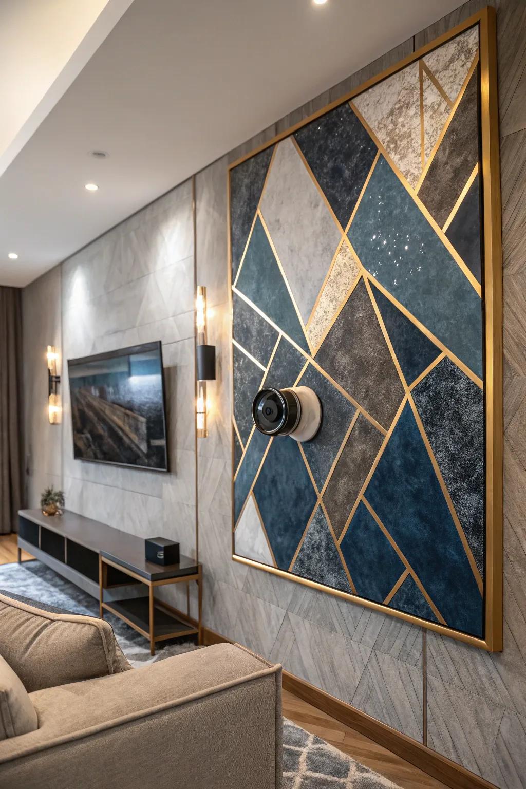 Art meets security: Can you spot the hidden camera in this masterpiece?