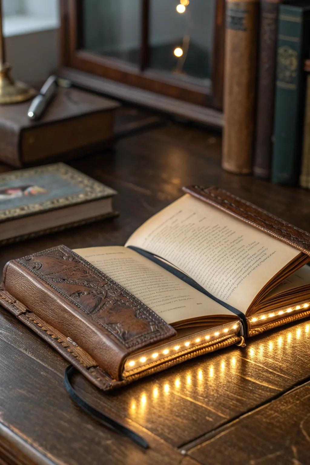 Illuminate your reading nook with a touch of creativity: a DIY book light that marries vintage charm with modern flair.