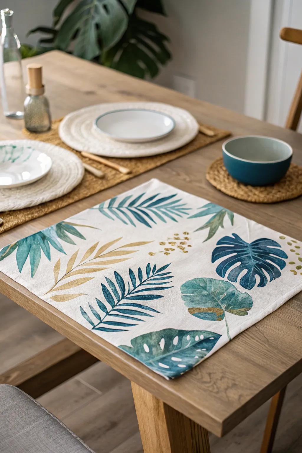 Transform your table with these stunning DIY watercolor paper placemats, where art meets functionality.