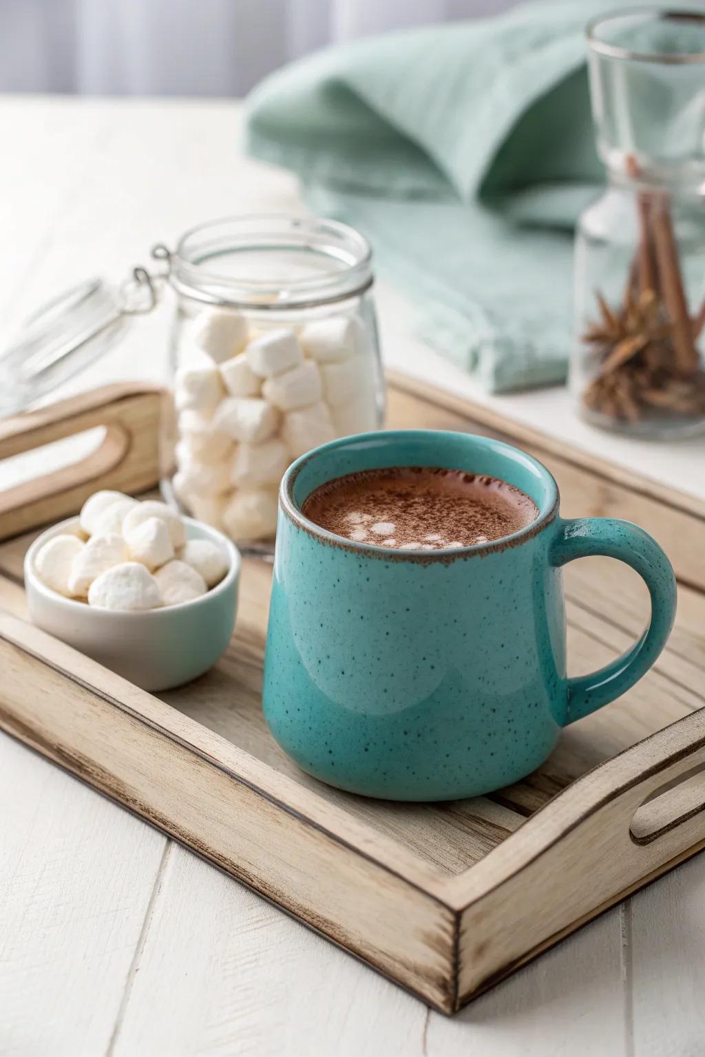 Warm their hearts with a cozy Comforting Cocoa Set, perfect for bringing a touch of serenity and warmth.