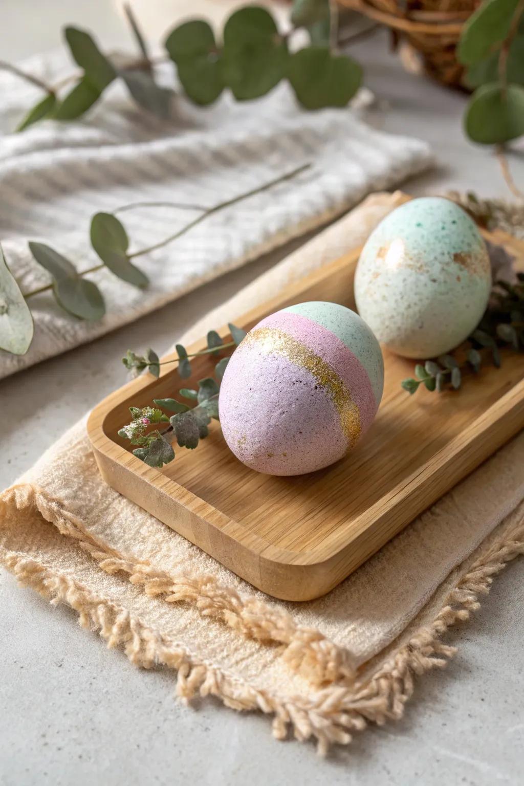 Indulge in relaxation with these charming Easter egg bath bombs, the perfect blend of creativity and self-care.