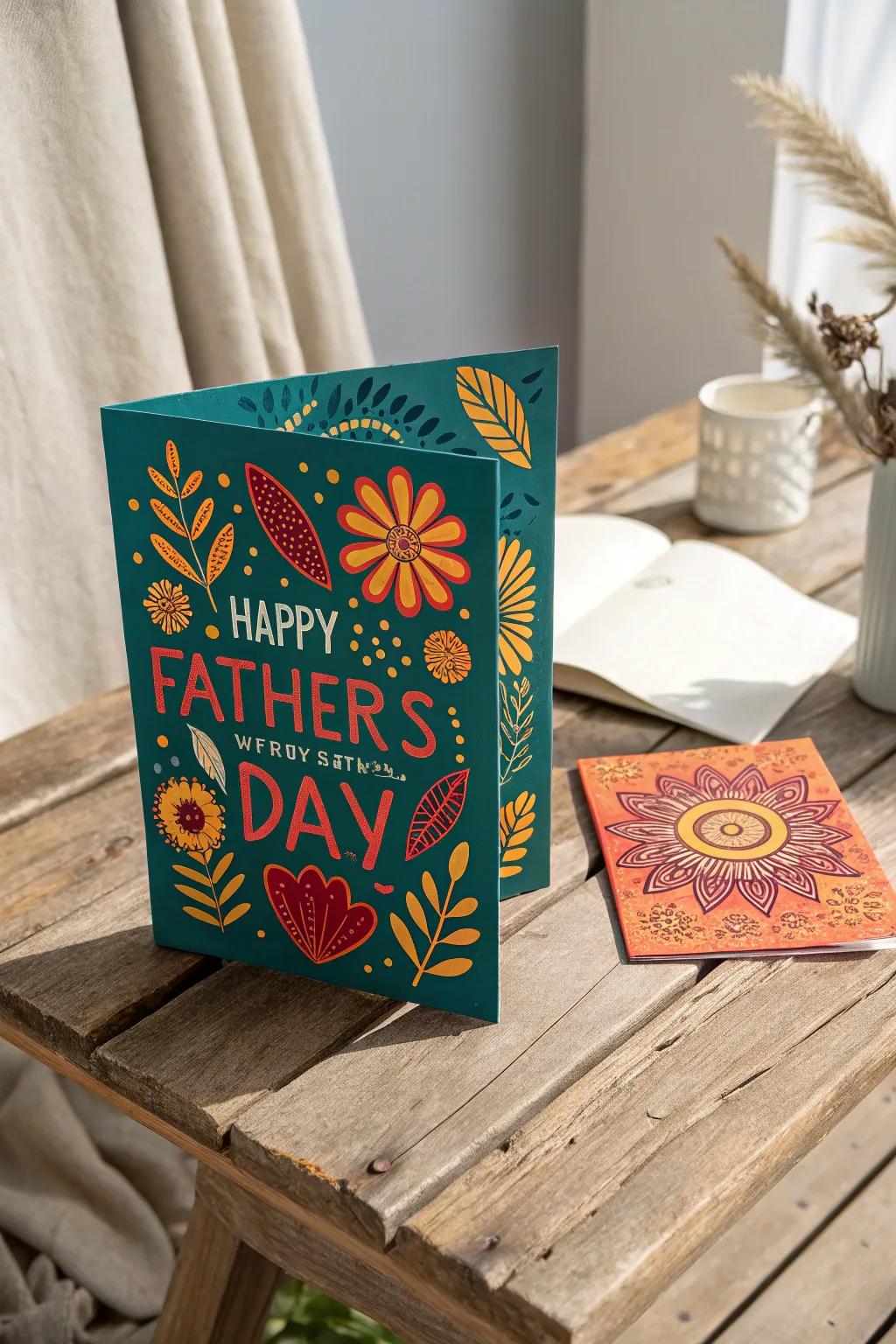 Celebrate Dad with a splash of bold colors and cheerful designs!