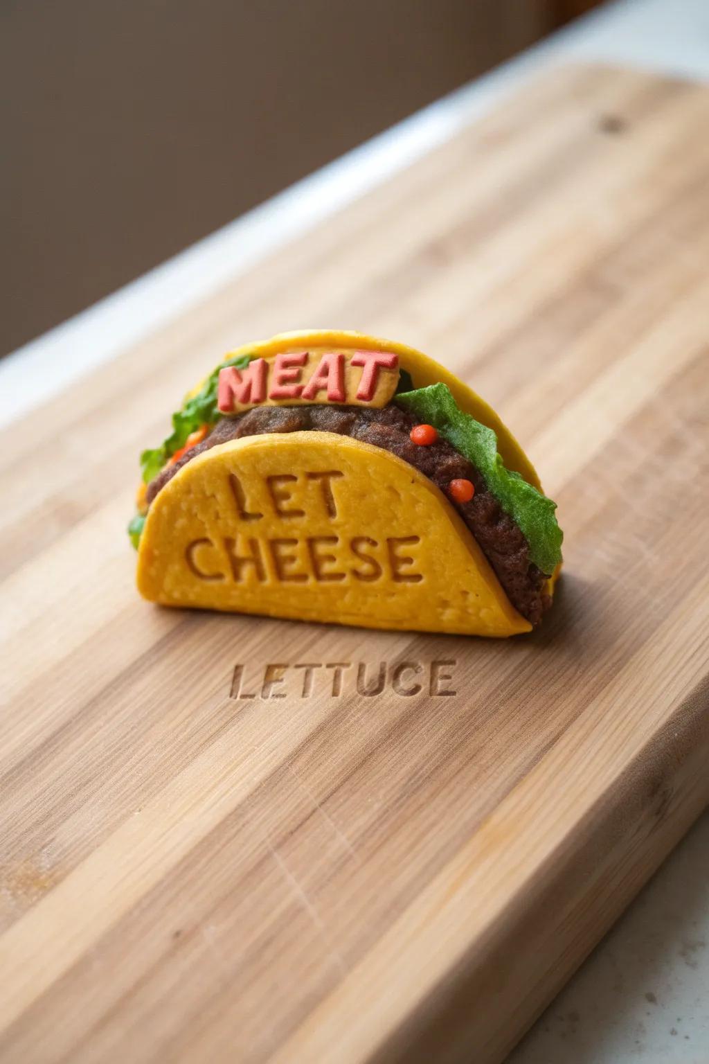 Delight in the artistry of tiny clay tacos—where craftsmanship meets culinary creativity.