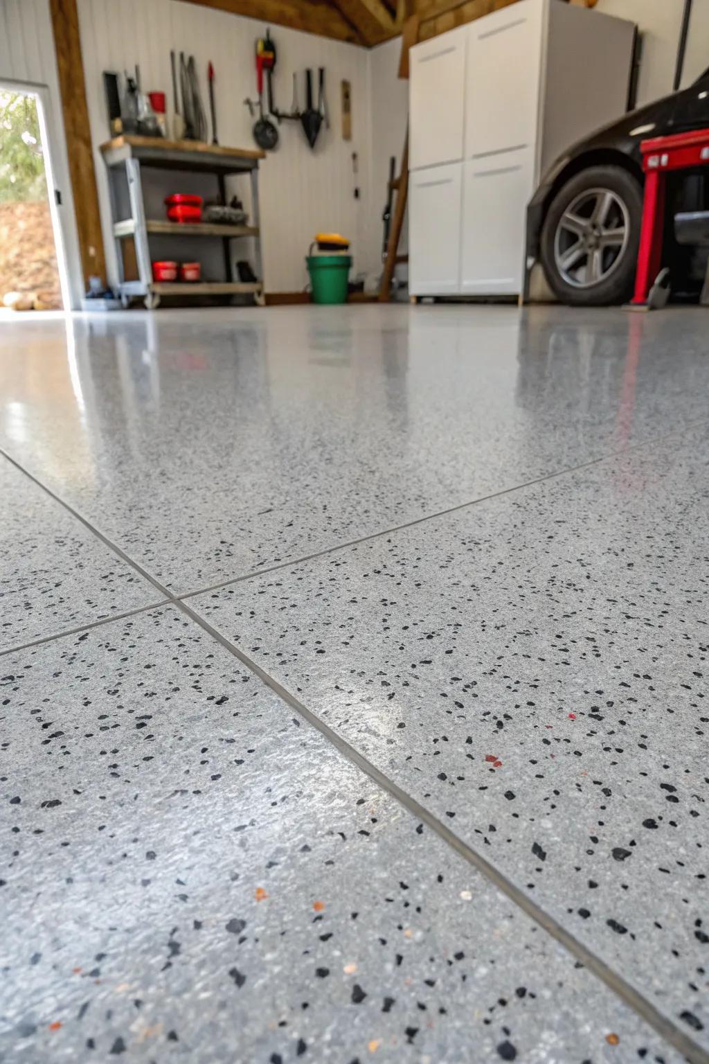 Transform your garage with sleek, durable epoxy flooring that stands up to the toughest projects.