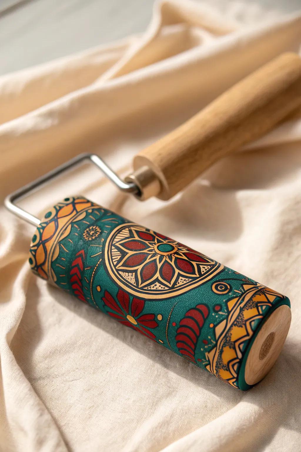 Transform your walls with artistry – discover the magic of textured paint rollers!