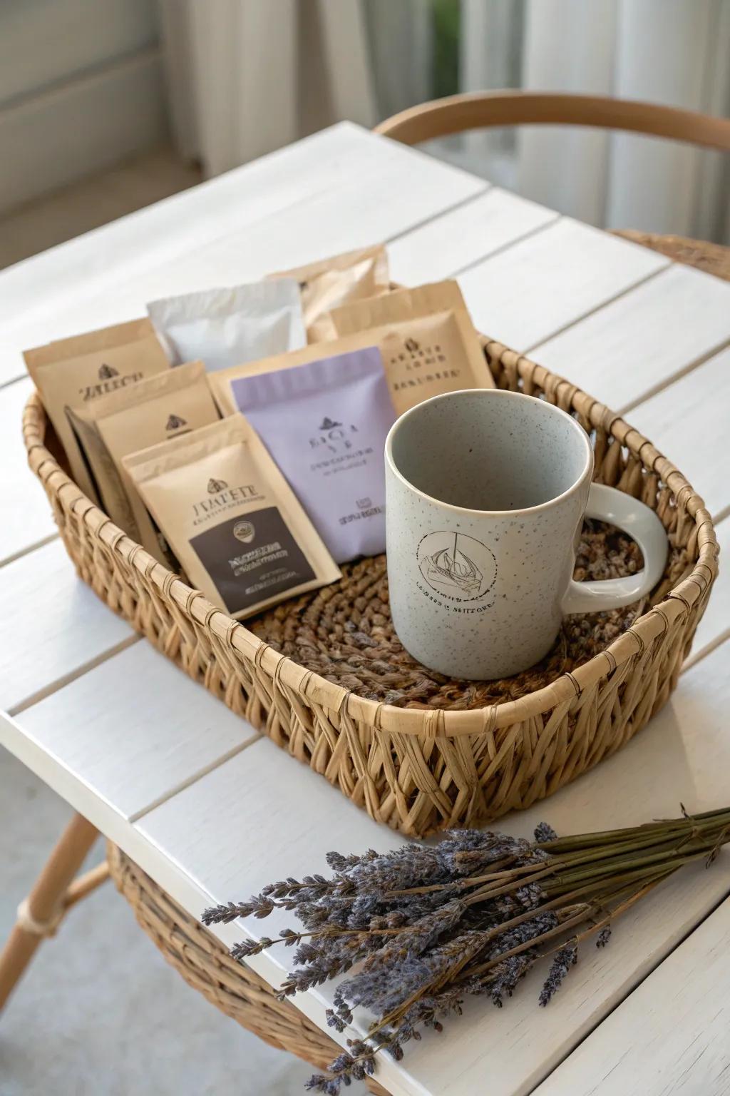 Start his day with a blend of love and caffeine - the perfect coffee connoisseur kit.