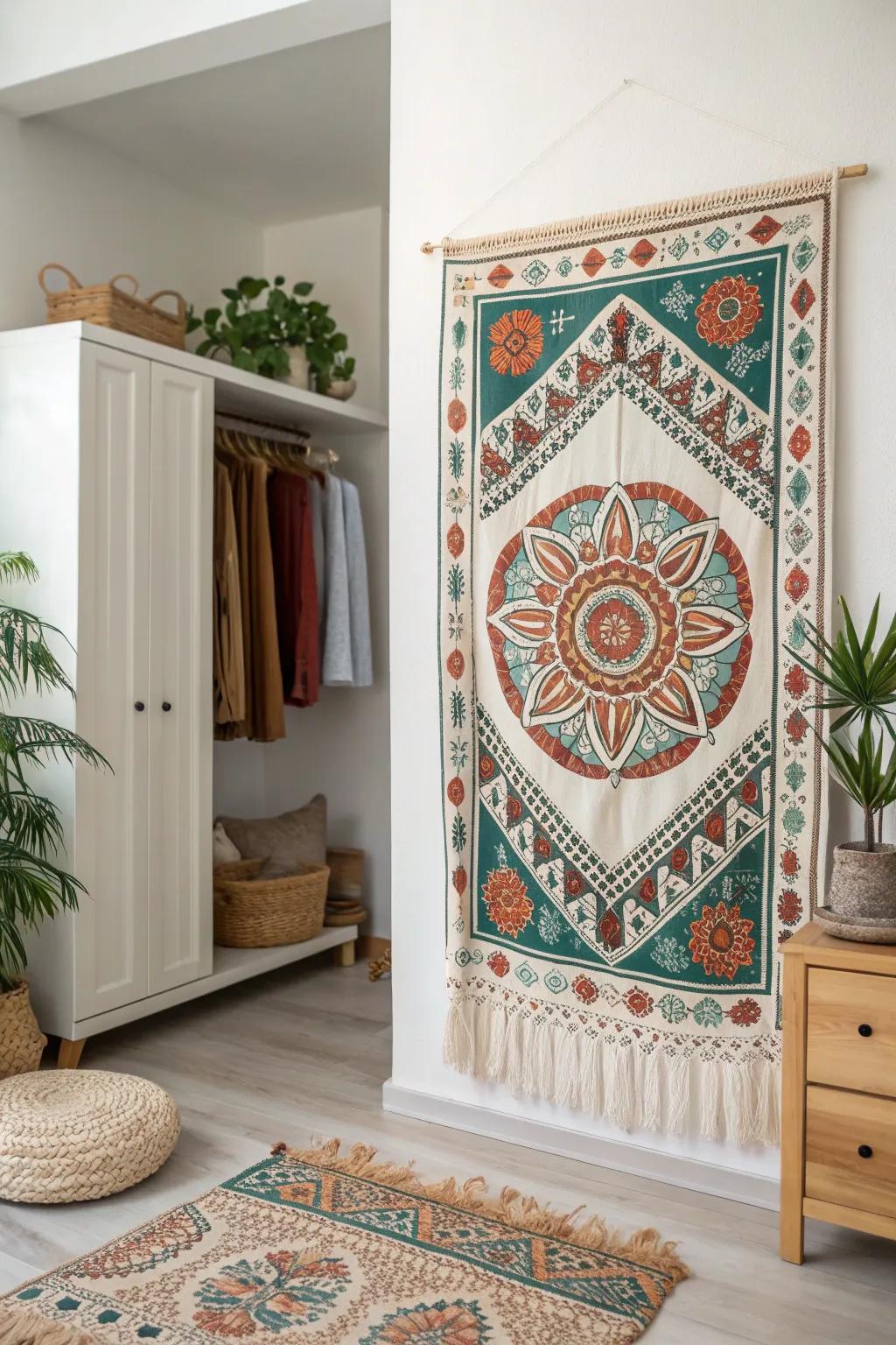 Transform your space with a tapestry: a perfect blend of art and function.