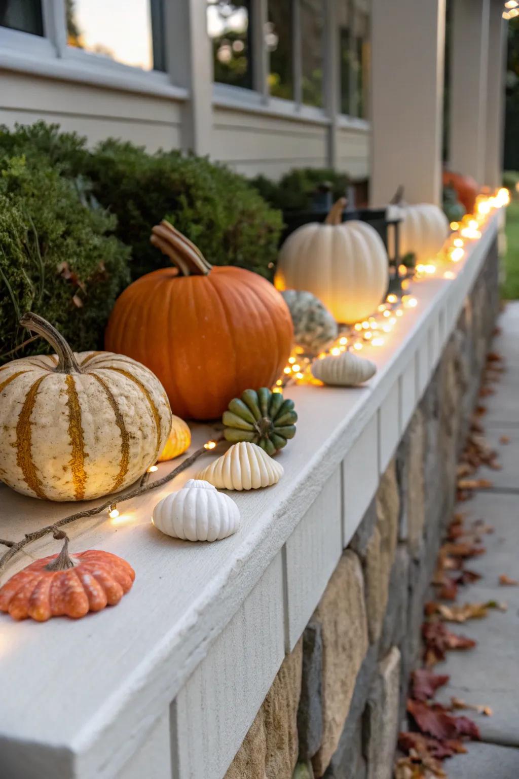 Keep your ledge fresh with seasonal decor swaps.