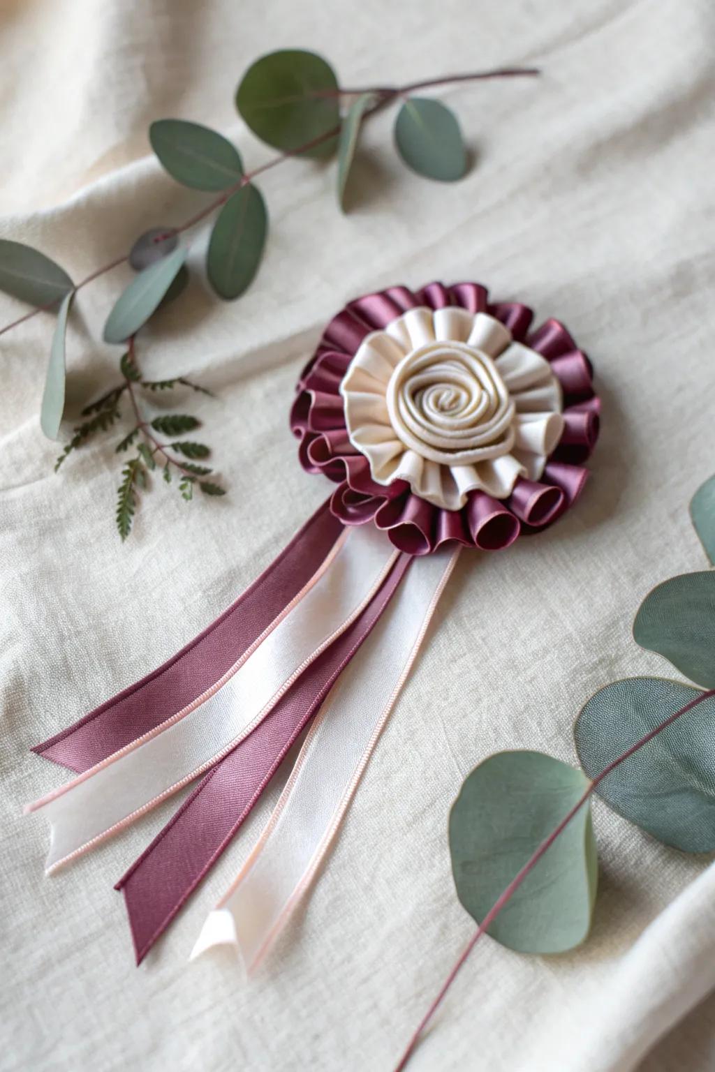 Elevate your style with the timeless elegance of ribbon ruffles.